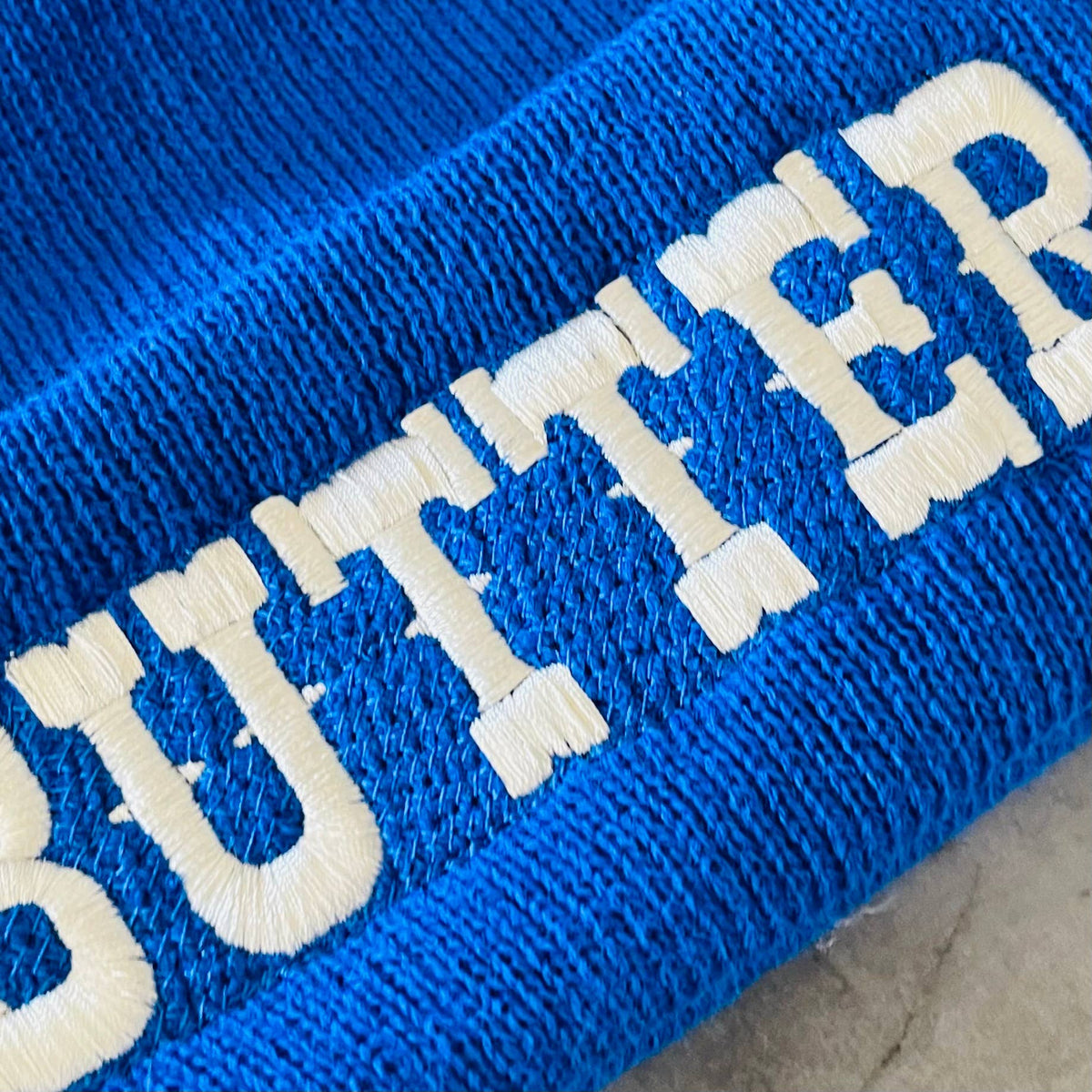 Butter knit beanie hat Made in America foodie