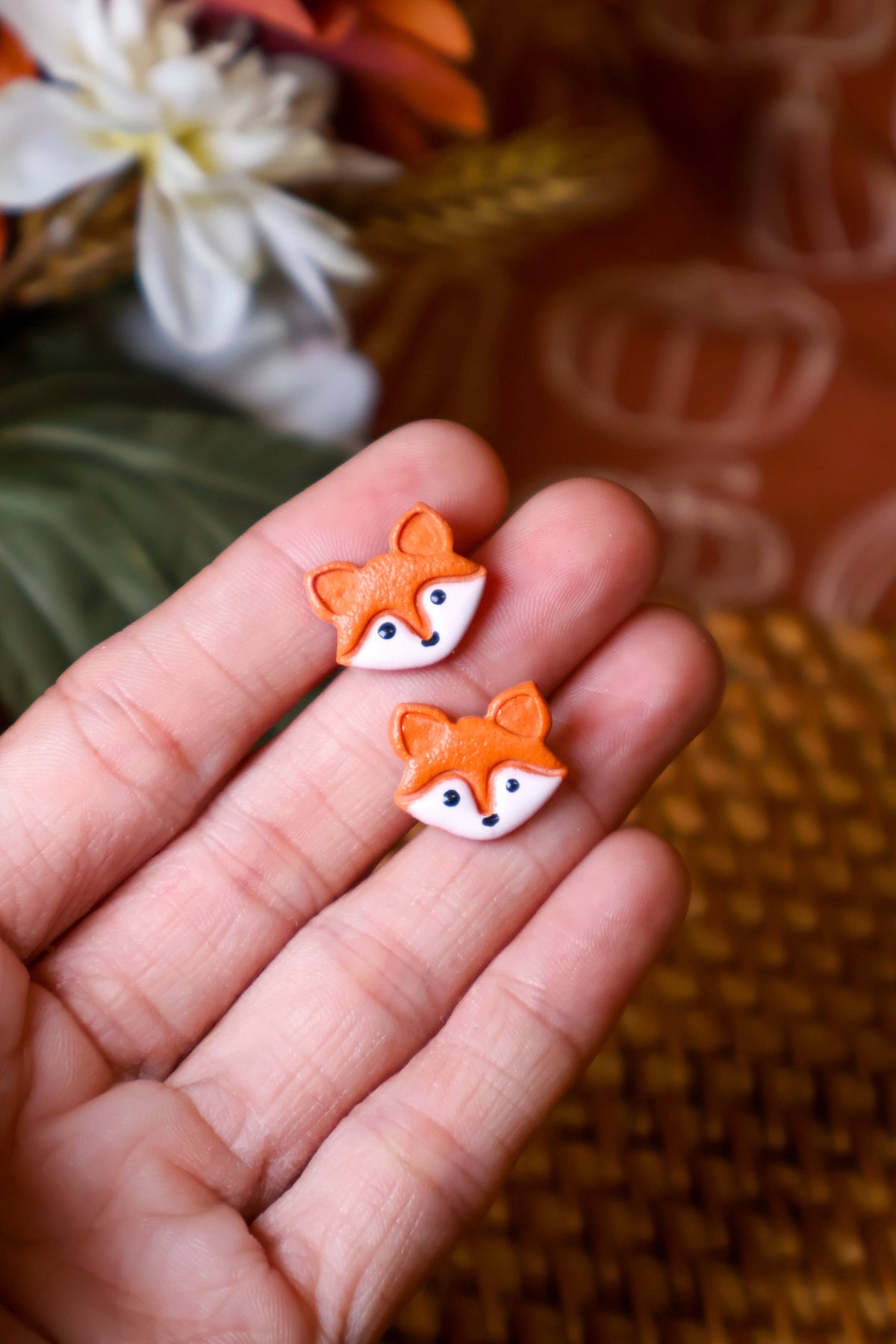 Forest Fox Stud Earrings