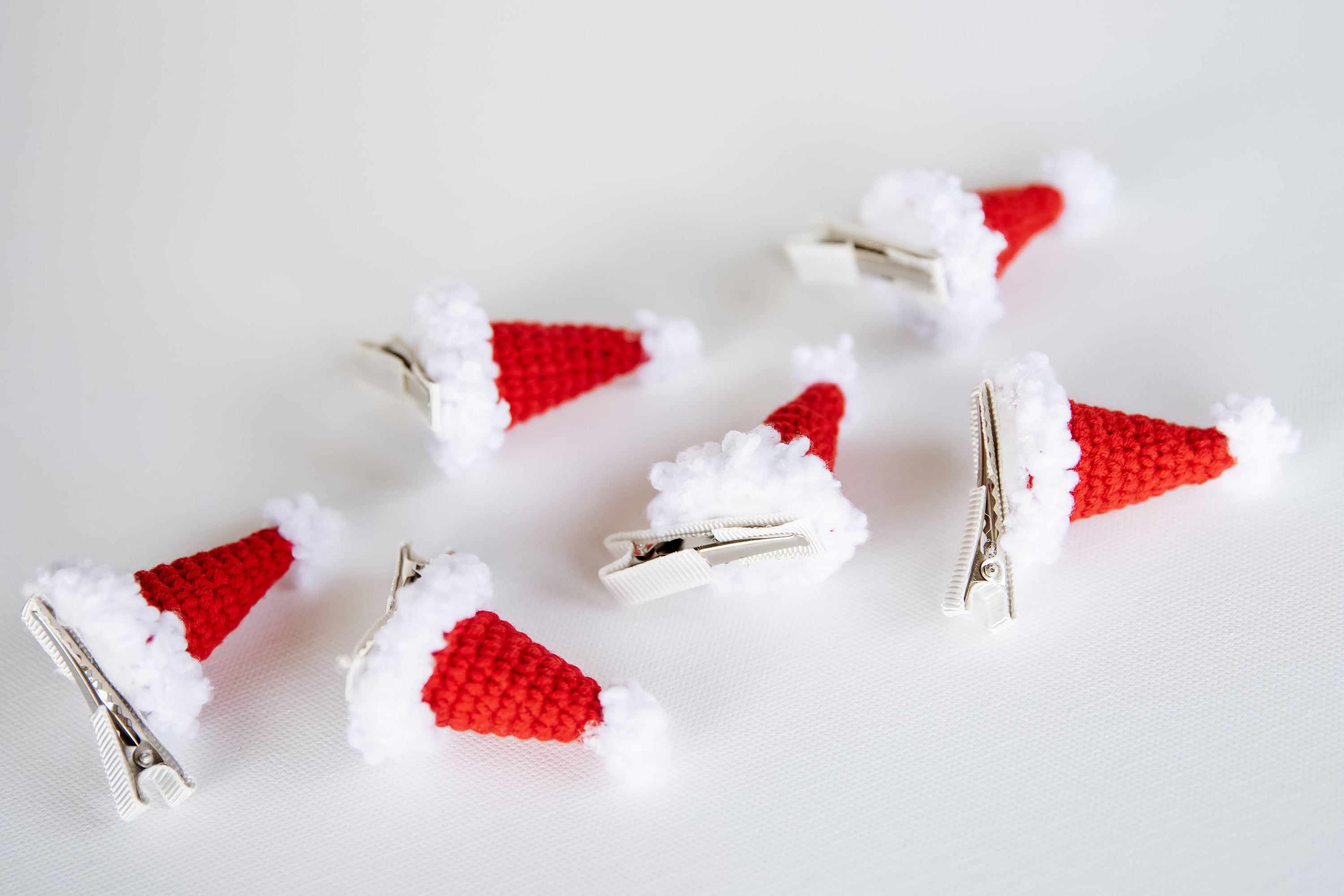Santa Hat Hair Clip