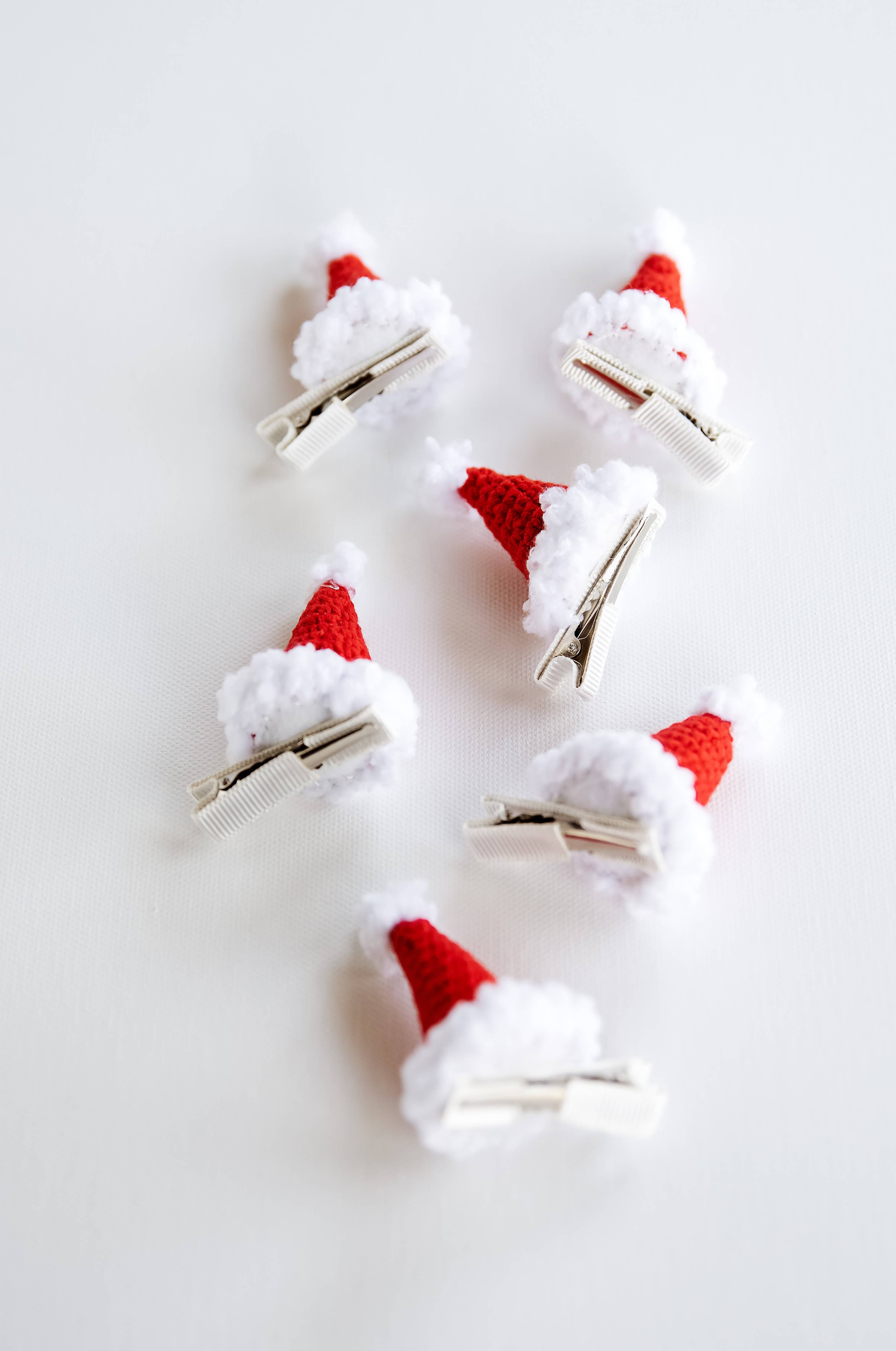 Santa Hat Hair Clip