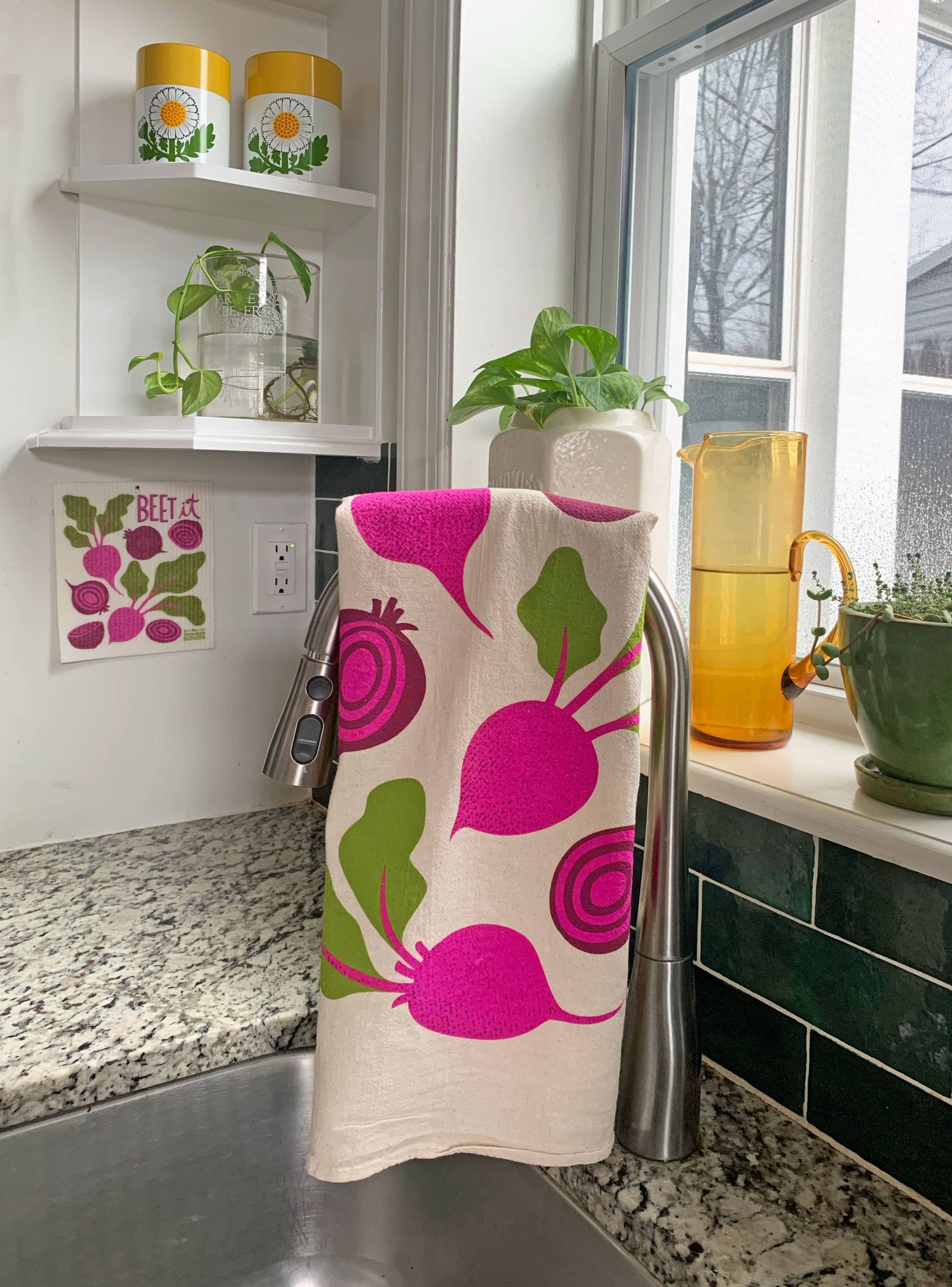 PICKLED PLEASE (Pickle, Beet) - Tea Towel Set of 2
