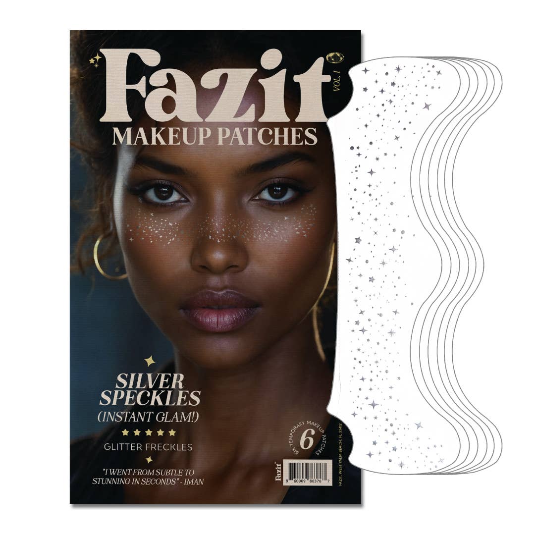 Fazit Makeup Patches Silver Face Glitter Makeup Speckles