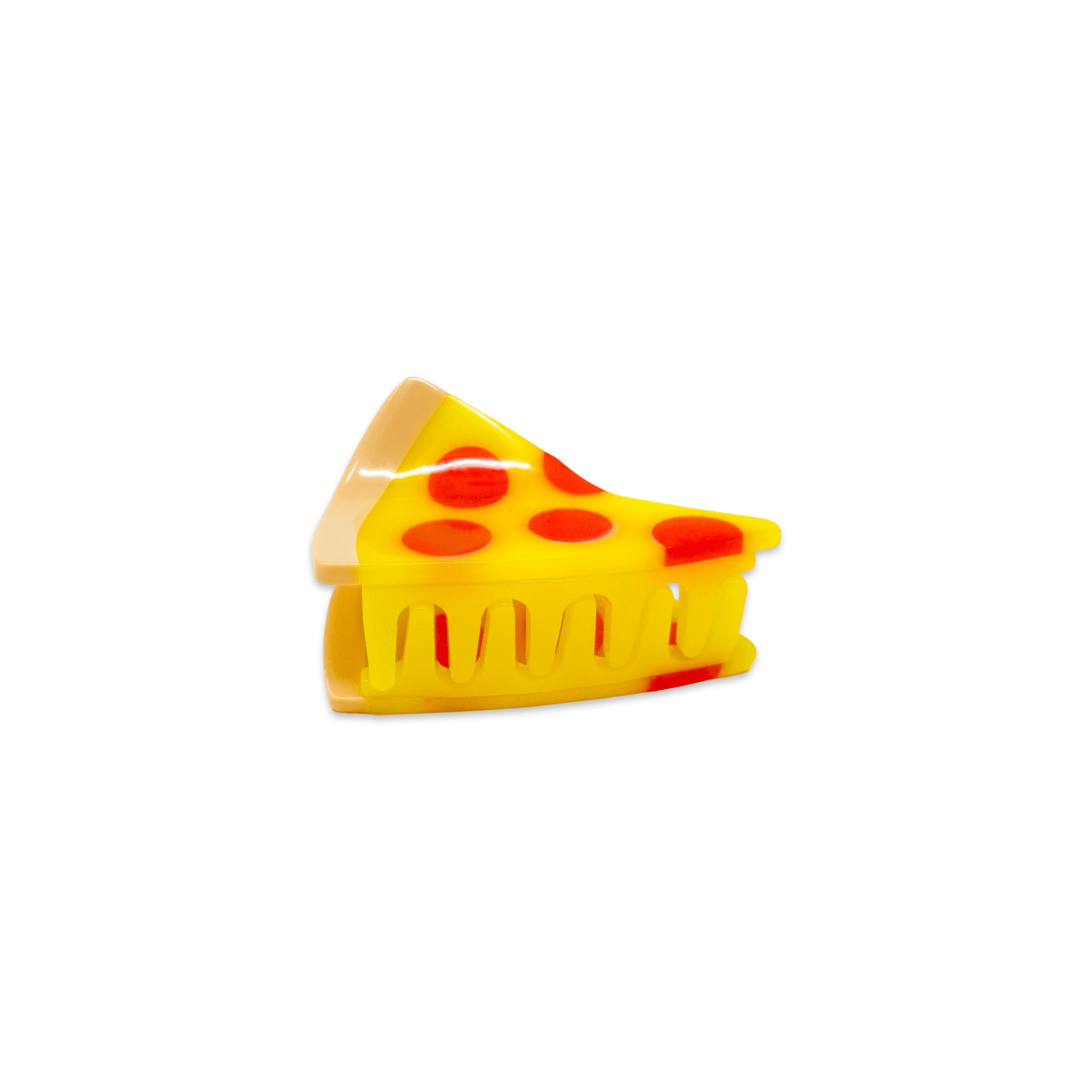 Mini Pizza Hair Claw Clip