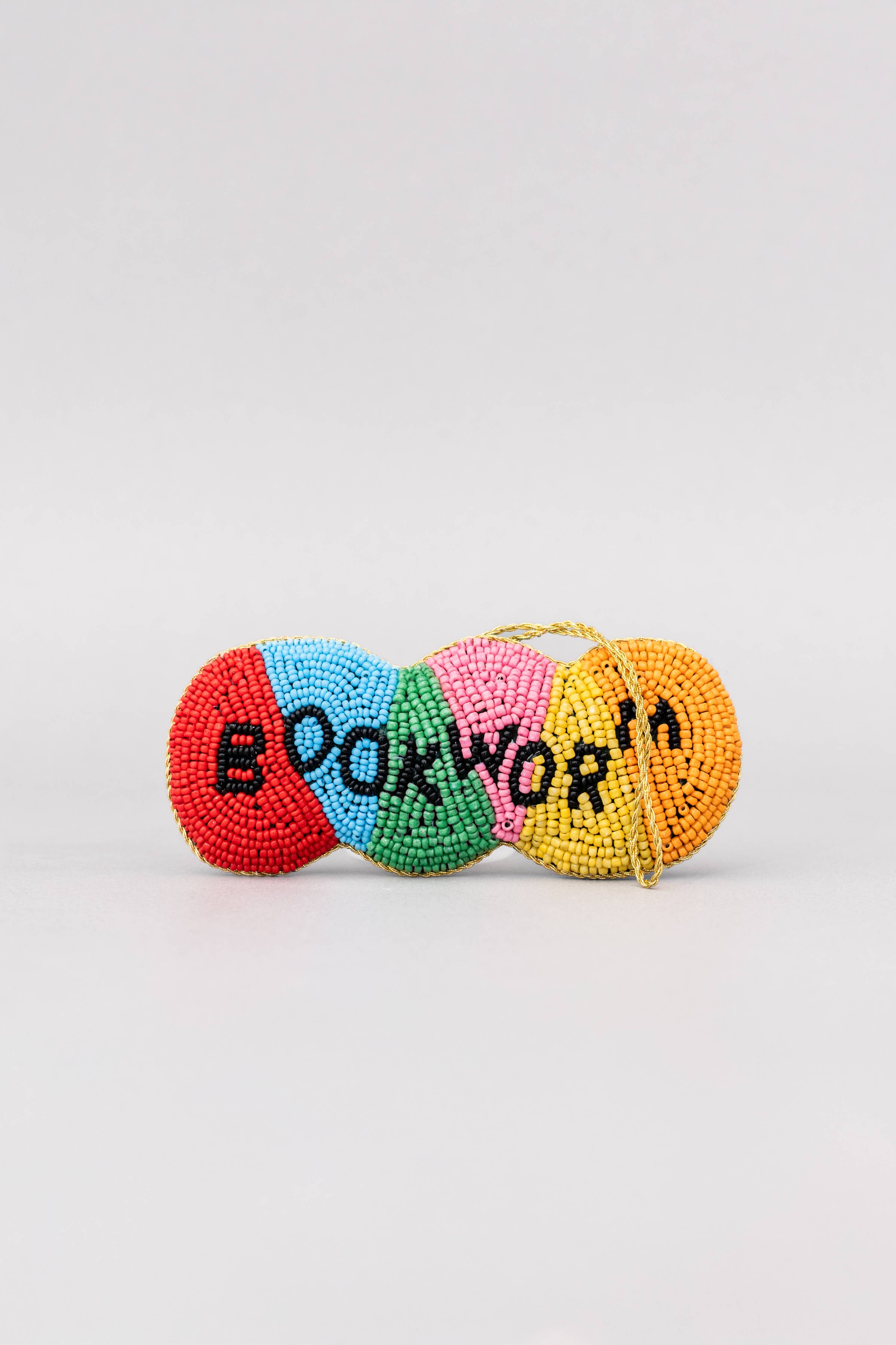 Beaded Ornament, Bookworm