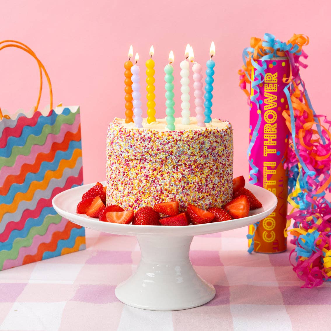 Bobble Birthday Candles - 8 Pack | Cake Candle |