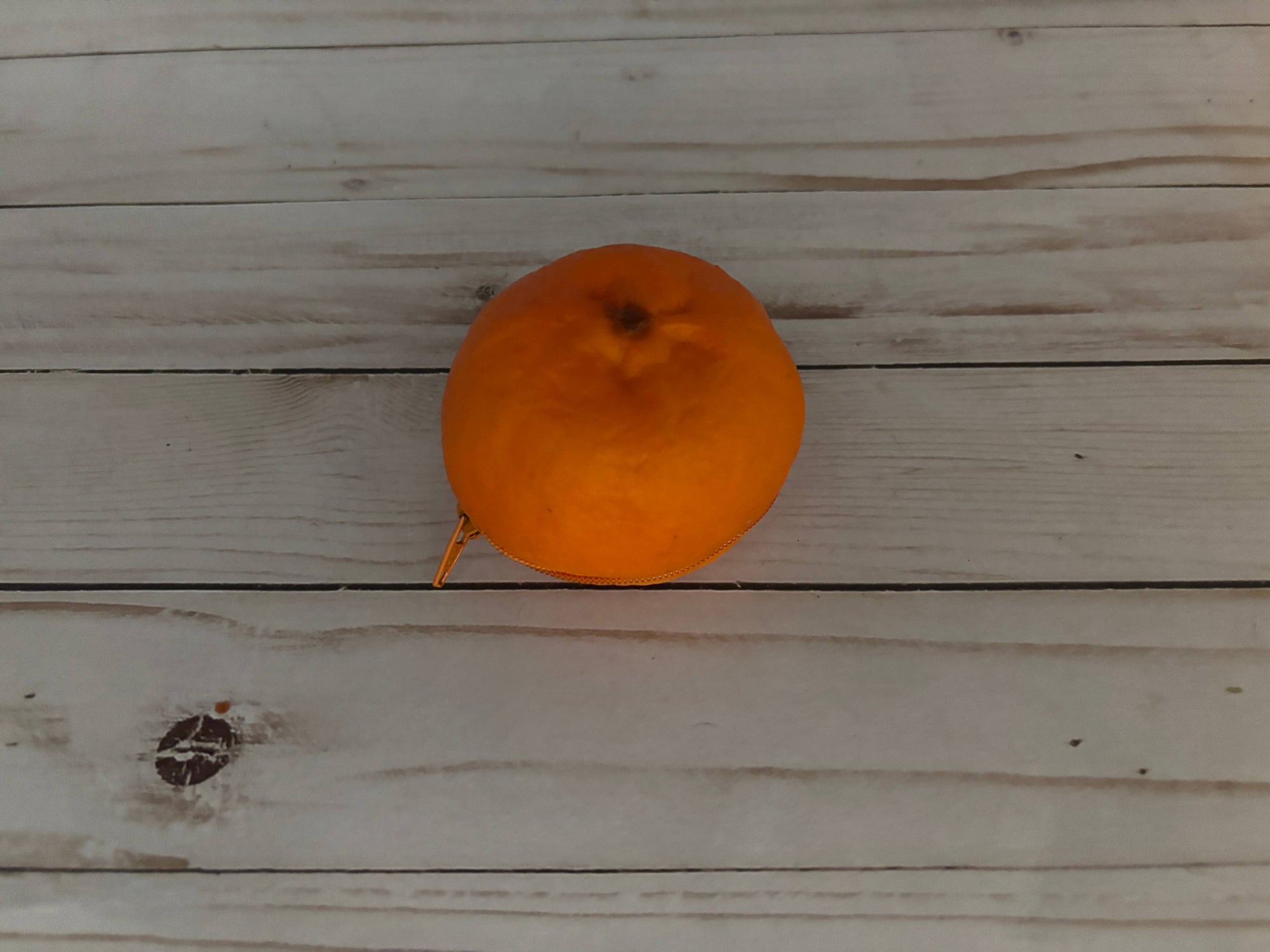 Gag Gift Coin Purse Mandarina Tangerine