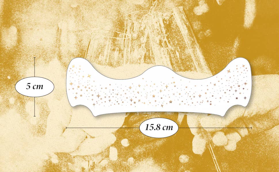 Fazit Makeup Patches Gold Face Glitter Makeup Speckles