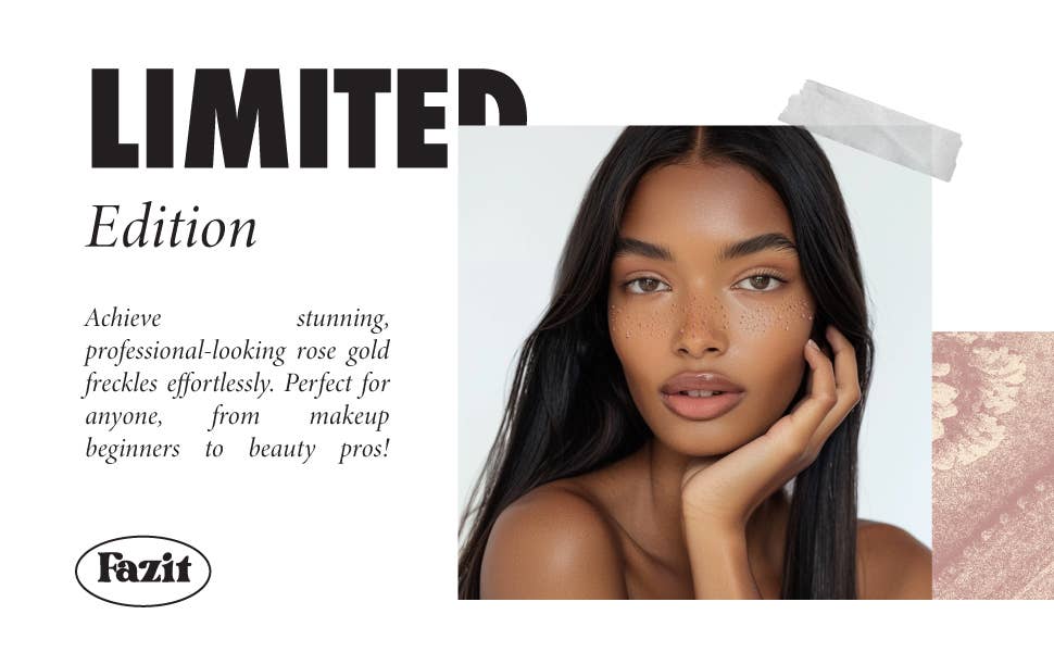 Fazit Makeup Patches Rose Gold Face Glitter Makeup Speckles