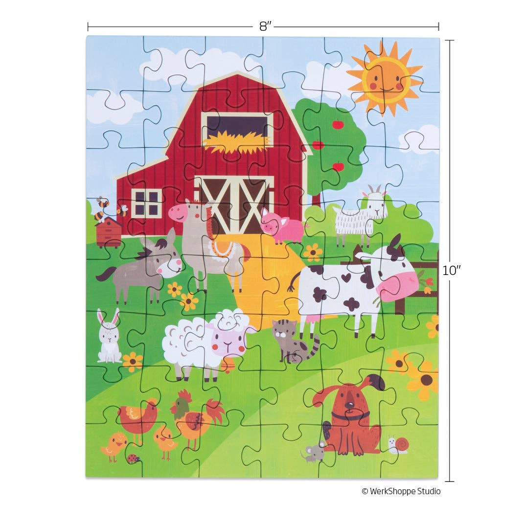 Farm Life 48 Piece Puzzle Snax