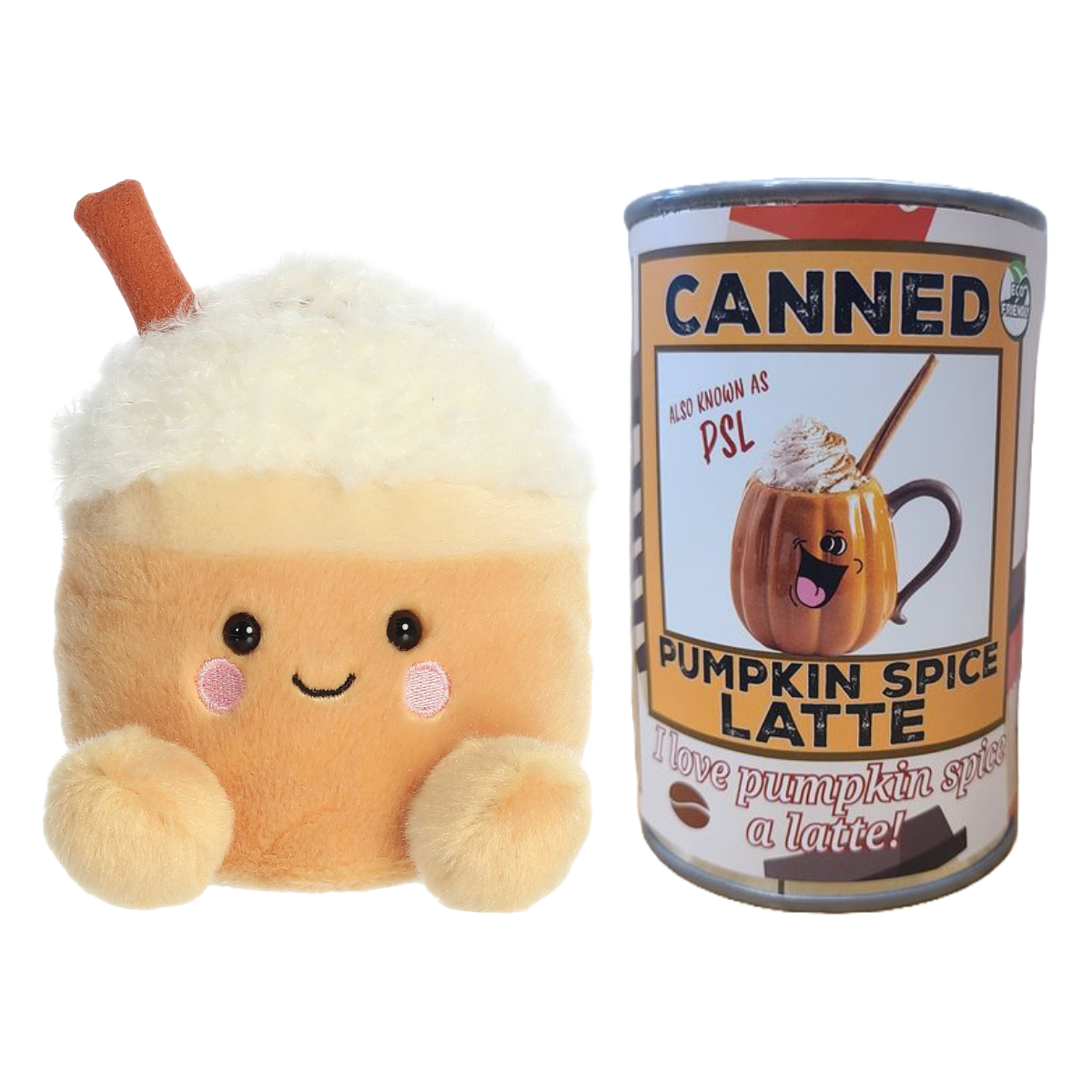 Canned Pumpkin Plush Gift in Can (pop top)
