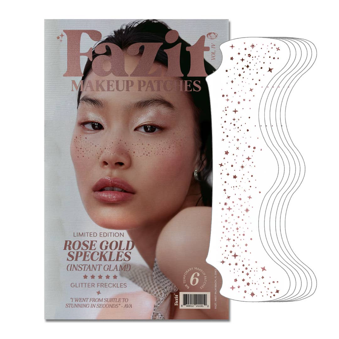 Fazit Makeup Patches Rose Gold Face Glitter Makeup Speckles