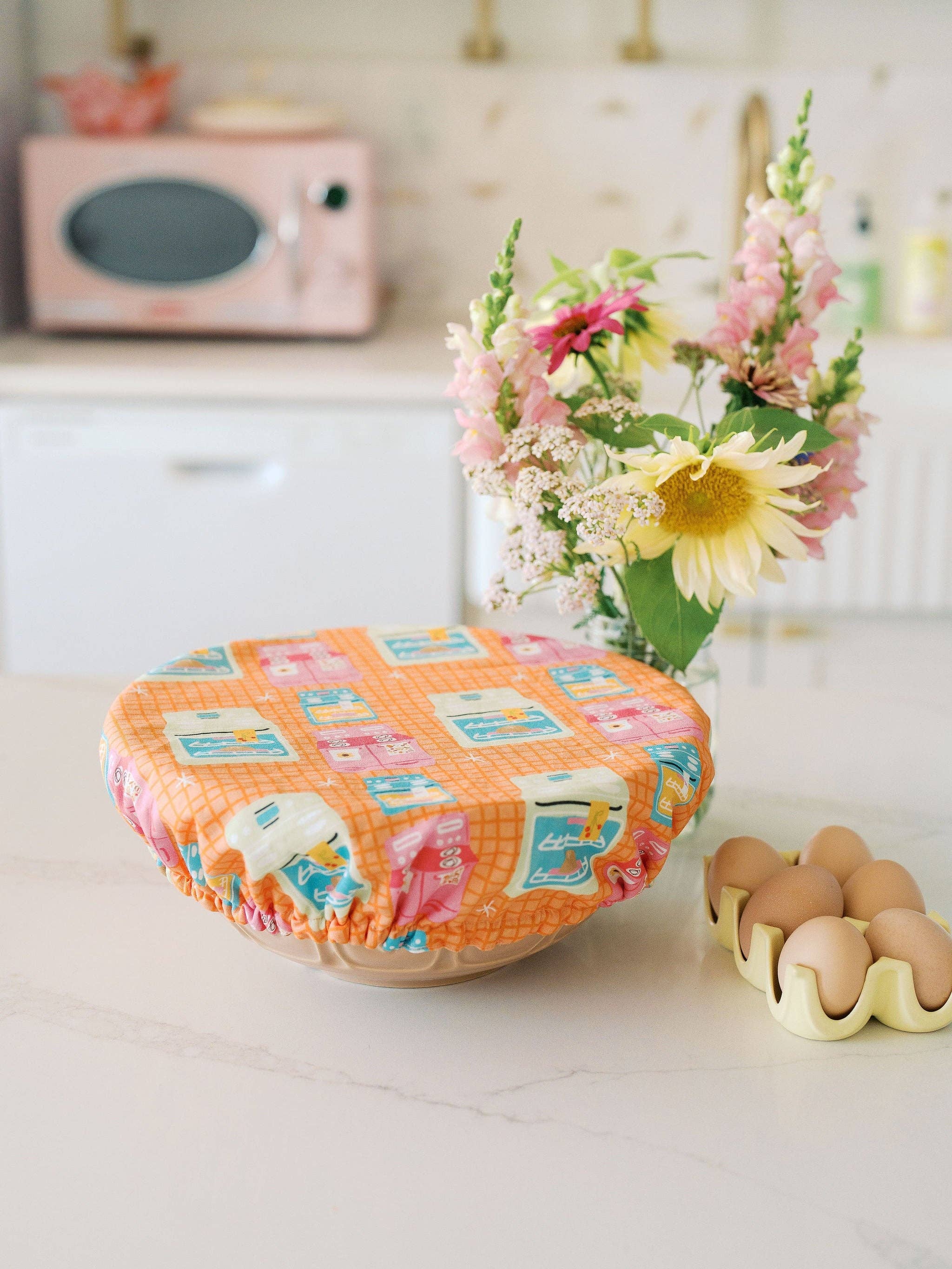 Vintage Ovens 10.5" Bowl Cover | Reusable, Baking