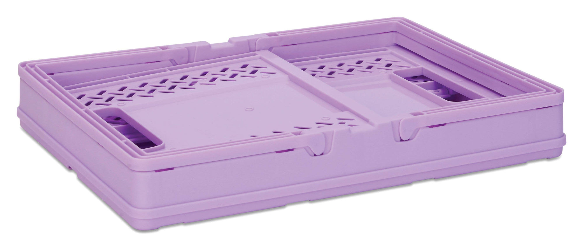 Lavender Collapsible Storage Basket Crate
