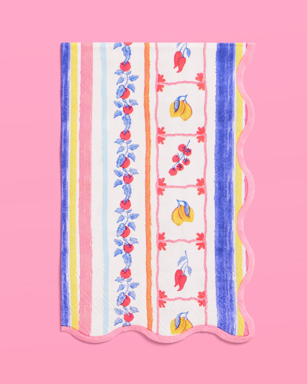 Italian Capri Napkins 25pc | Lemon Tomato Summer Bridal