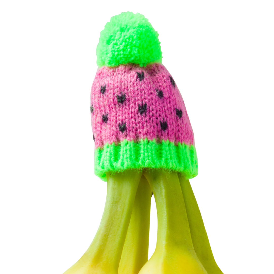 Watermelon Nana Hat | Includes 2 Stretchy Silicone Caps with Magnets