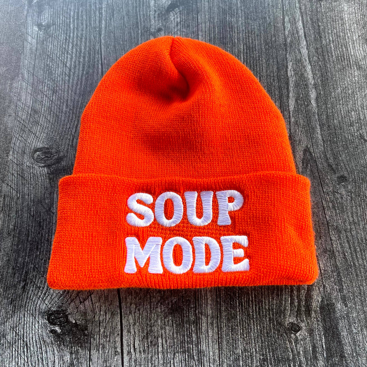 Soup mode knit beanie Winter hat Made in America usa