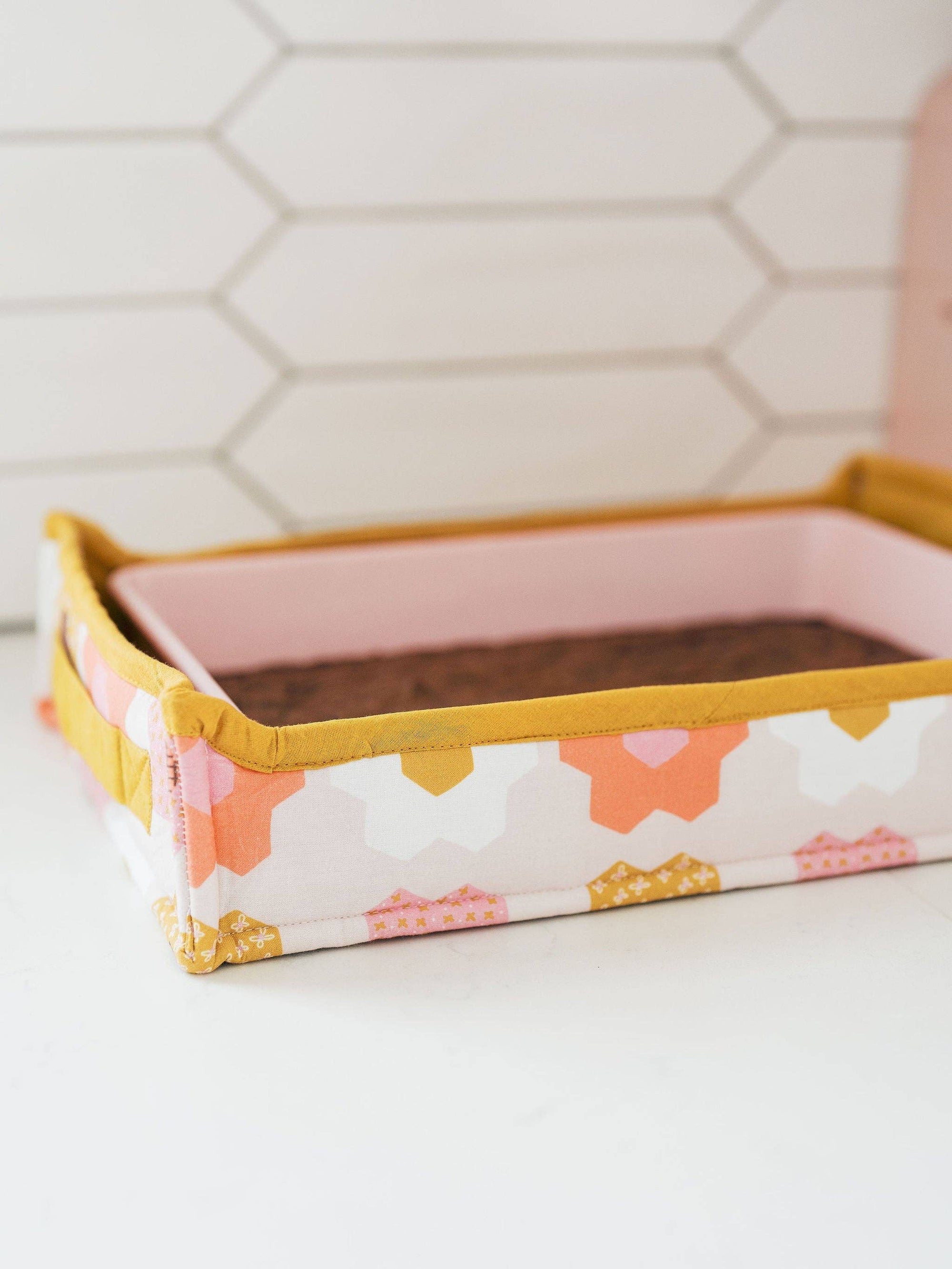 Flower Garden Casserole Bestie | Baking Dish Carrier