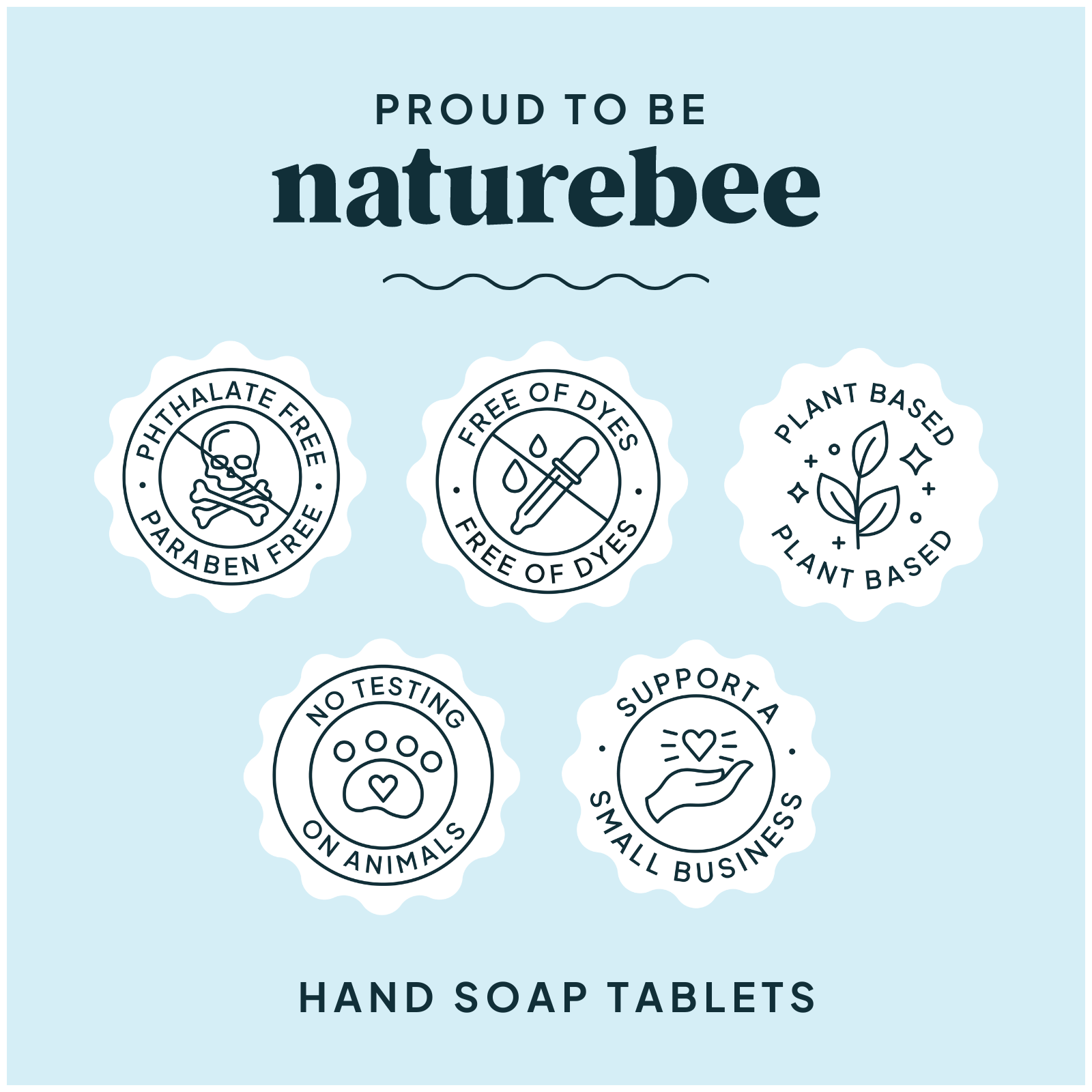 Unscented Concentrated Foaming Hand Soap Refill Tablet