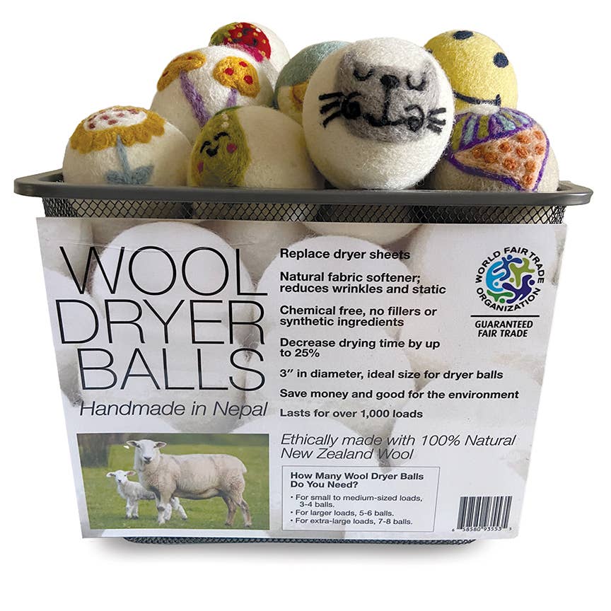 Wool Dryer Balls Fair Trade