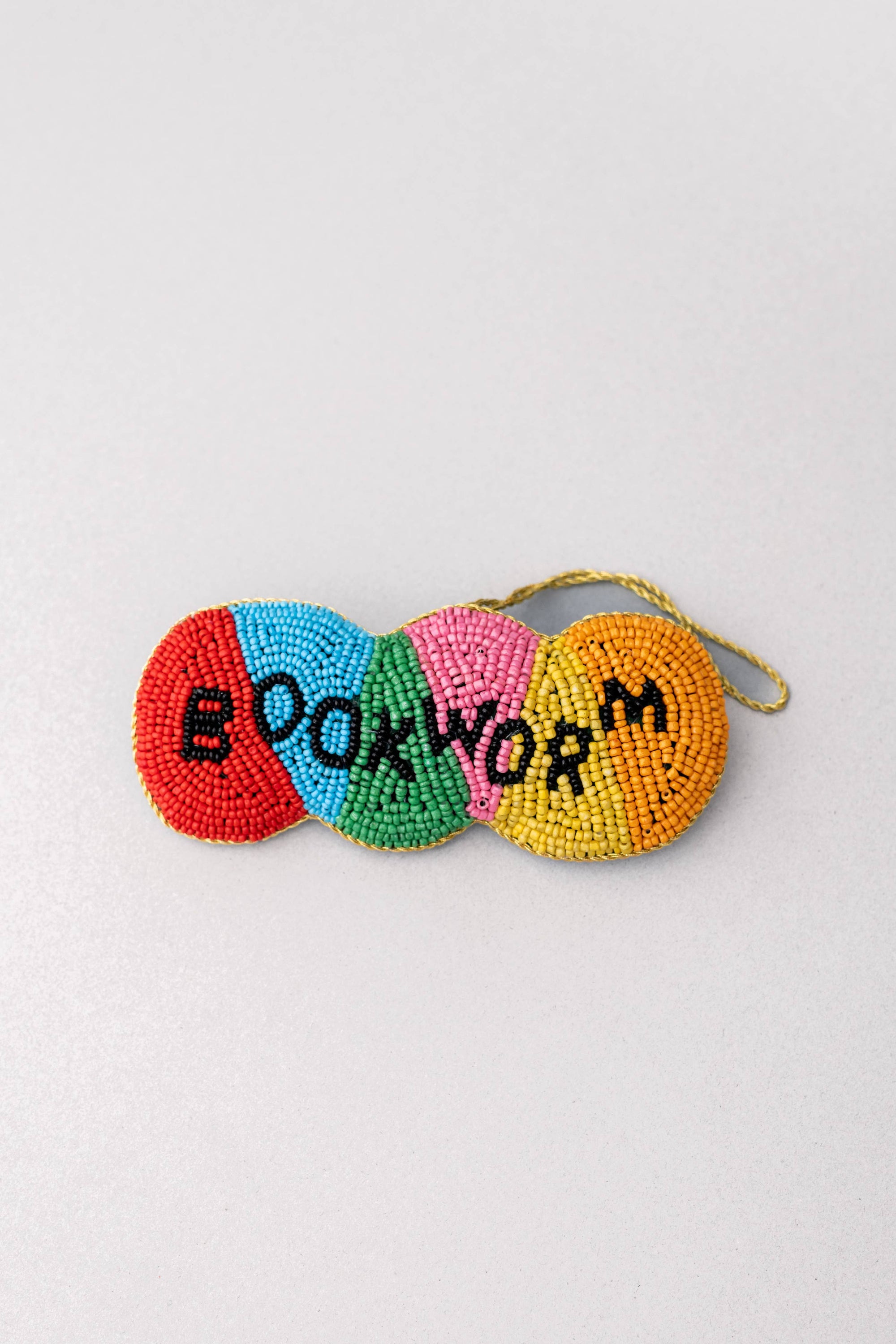 Beaded Ornament, Bookworm