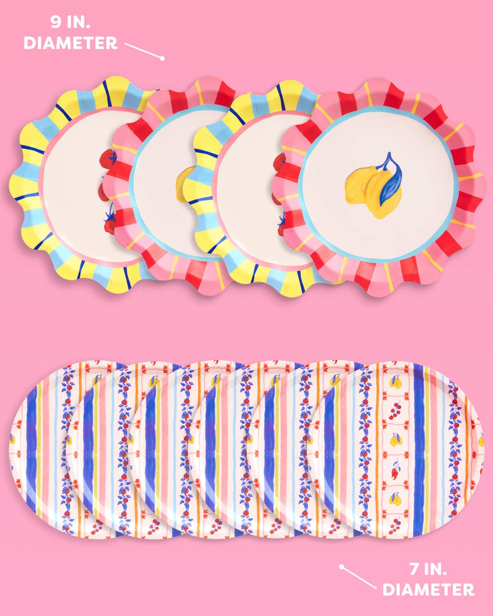 Italian Capri Plates | summer party, bridal, lemon