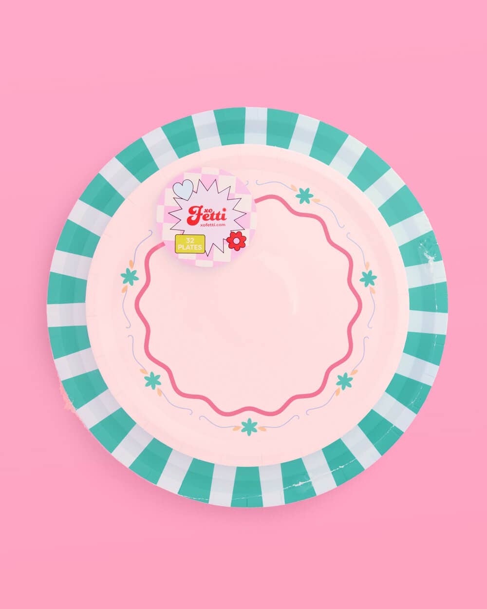 Italian Summer Plates | floral, stripe, summer party, bach