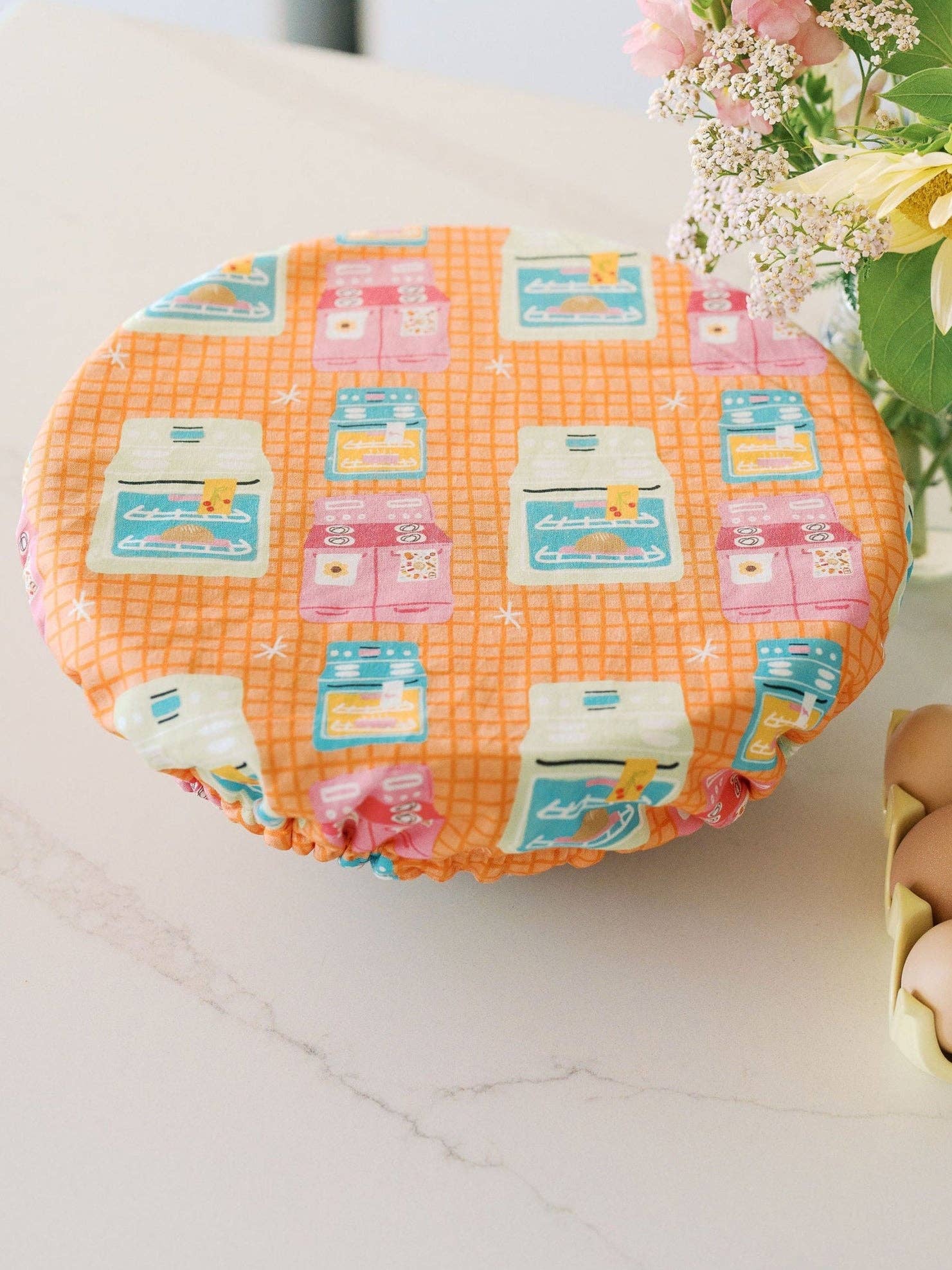 Vintage Ovens 10.5" Bowl Cover | Reusable, Baking