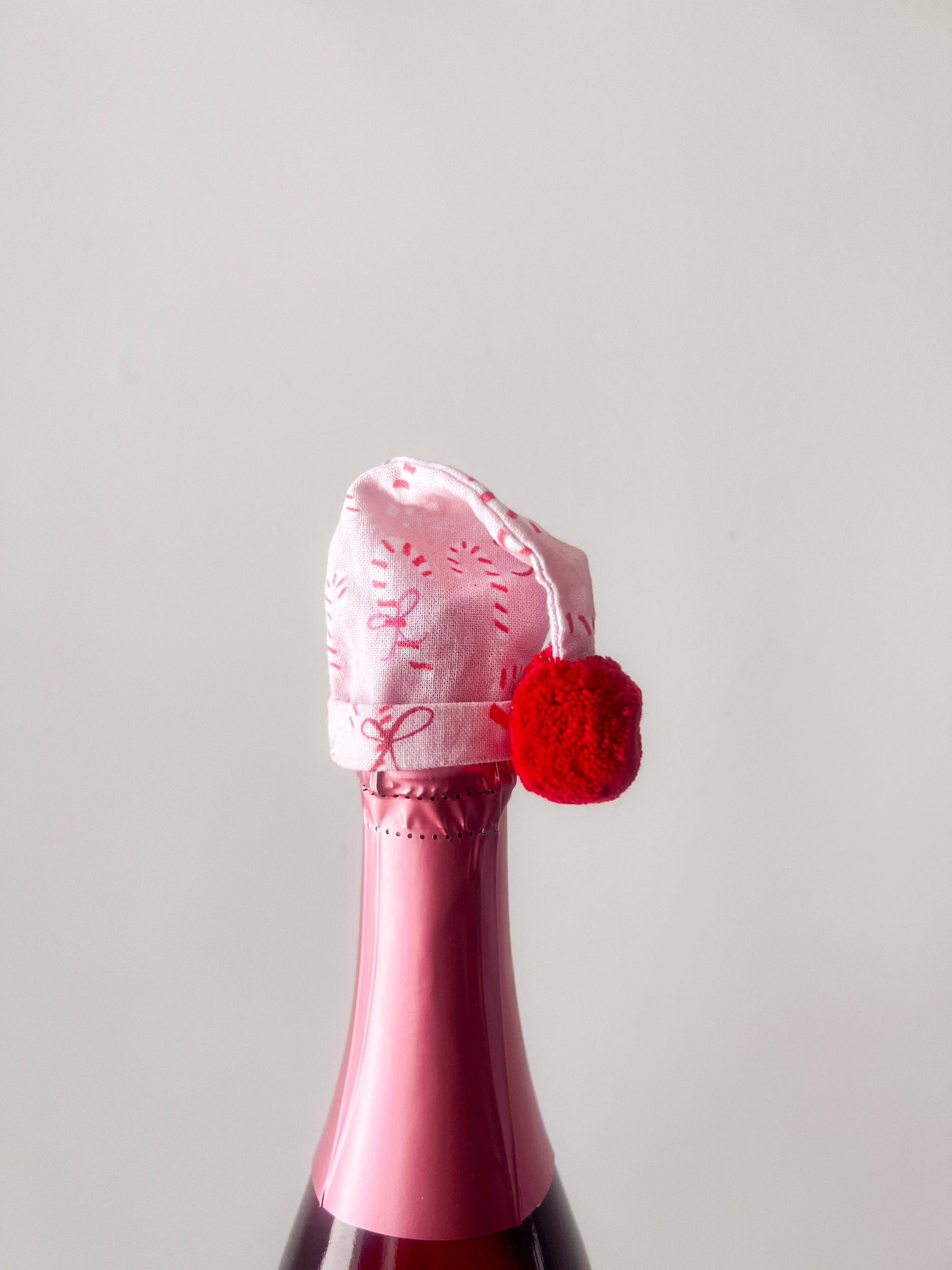 Candy Cane Wine Topper | Holiday, Christmas, Gifting