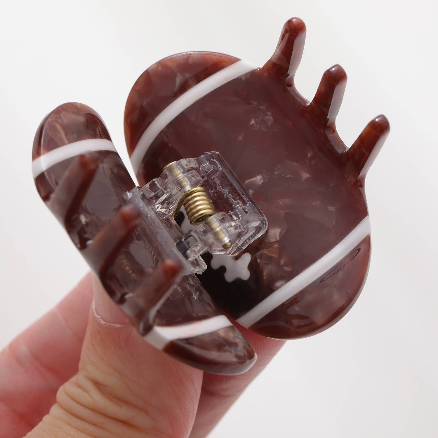 Mini Football Claw Clip