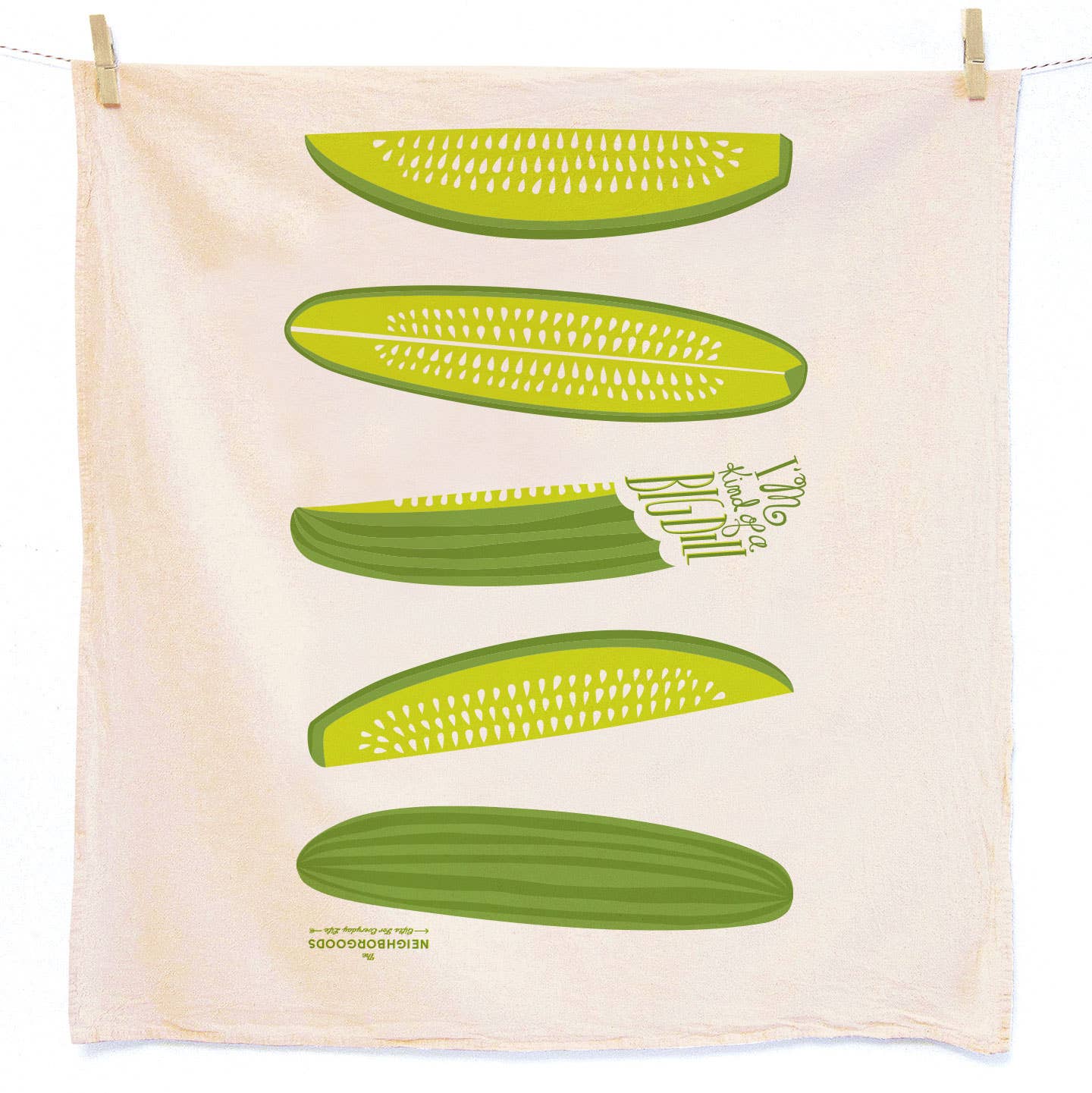 PICKLED PLEASE (Pickle, Beet) - Tea Towel Set of 2