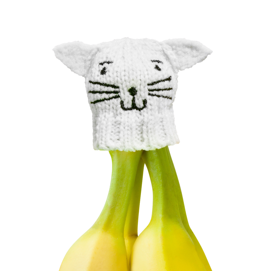 Cat Nana Hat | Includes 2 Stretchy Silicone Caps with Magnets