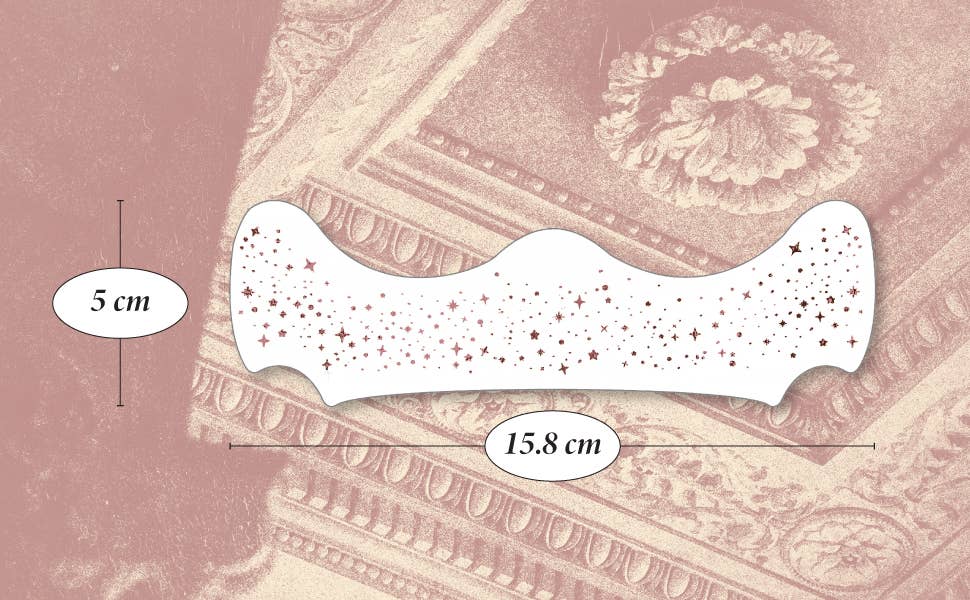 Fazit Makeup Patches Rose Gold Face Glitter Makeup Speckles