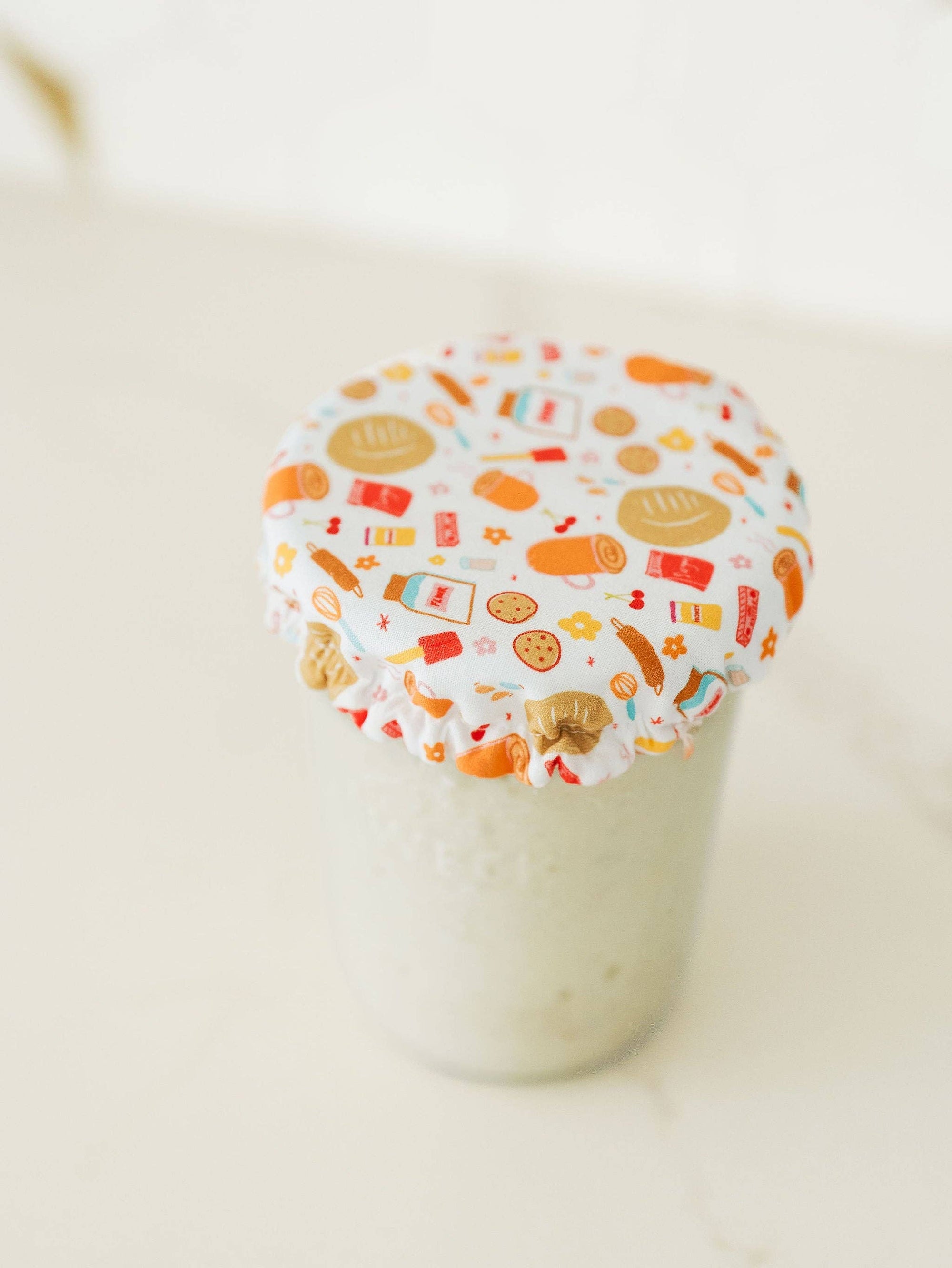 3.25" Baking Day Jar + Mini Bowl Cover