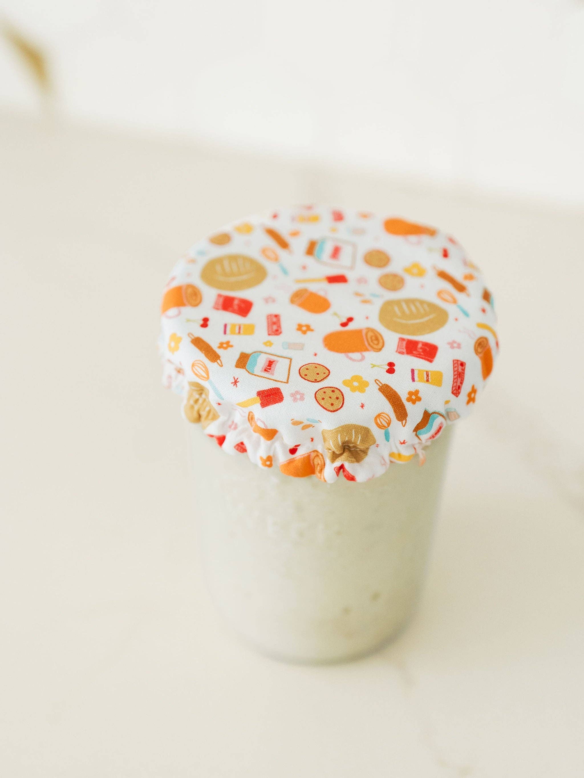 3.25" Baking Day Jar + Mini Bowl Cover