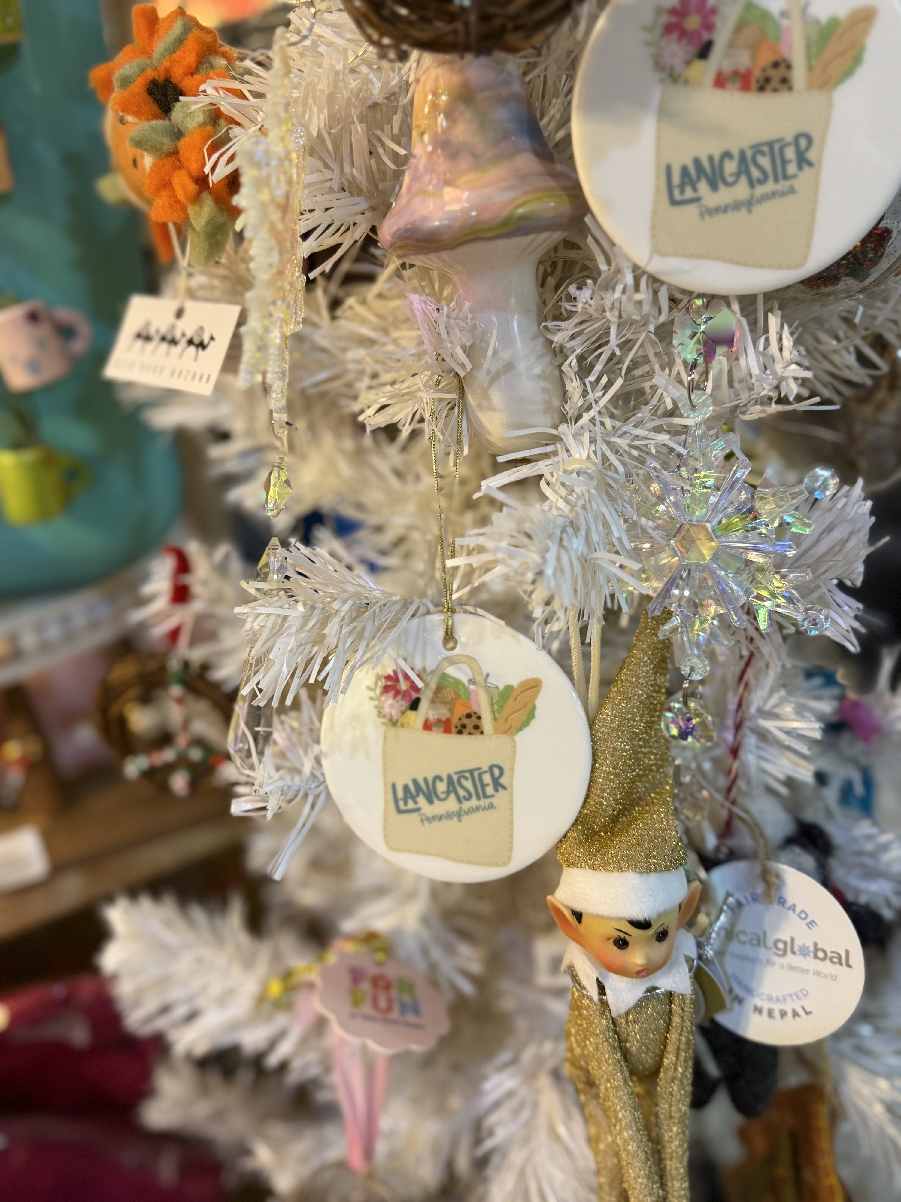 Pre Order Lancaster, PA Market Bag Ornament