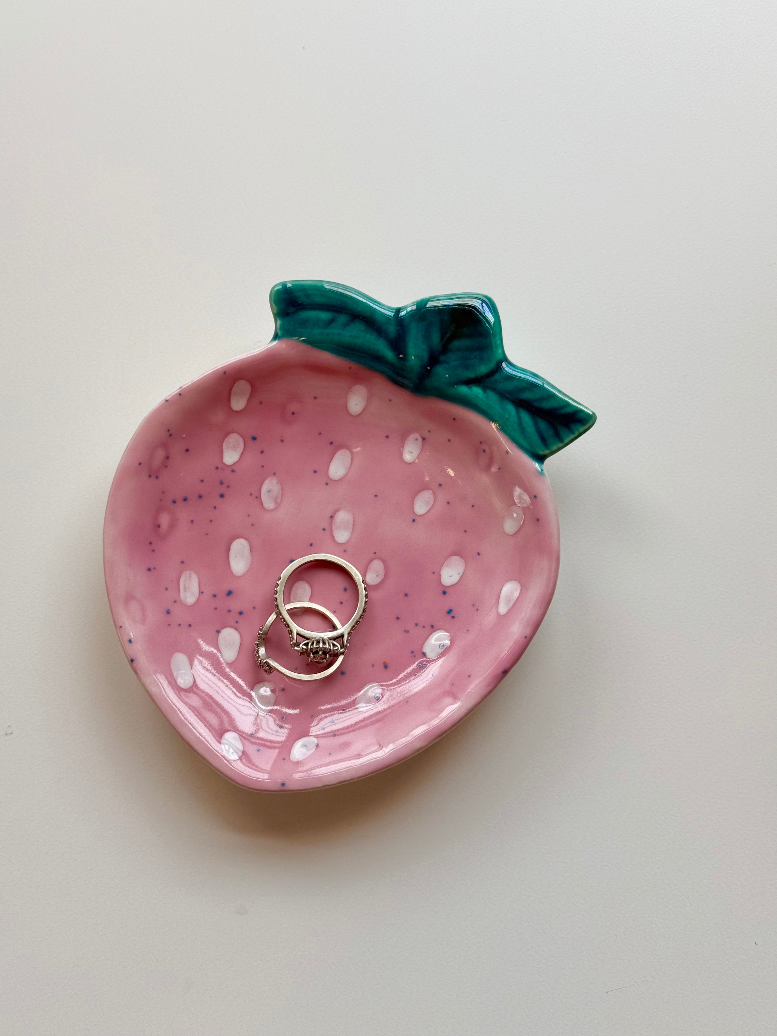Strawberry Spoon Rest // Jewelry Dish