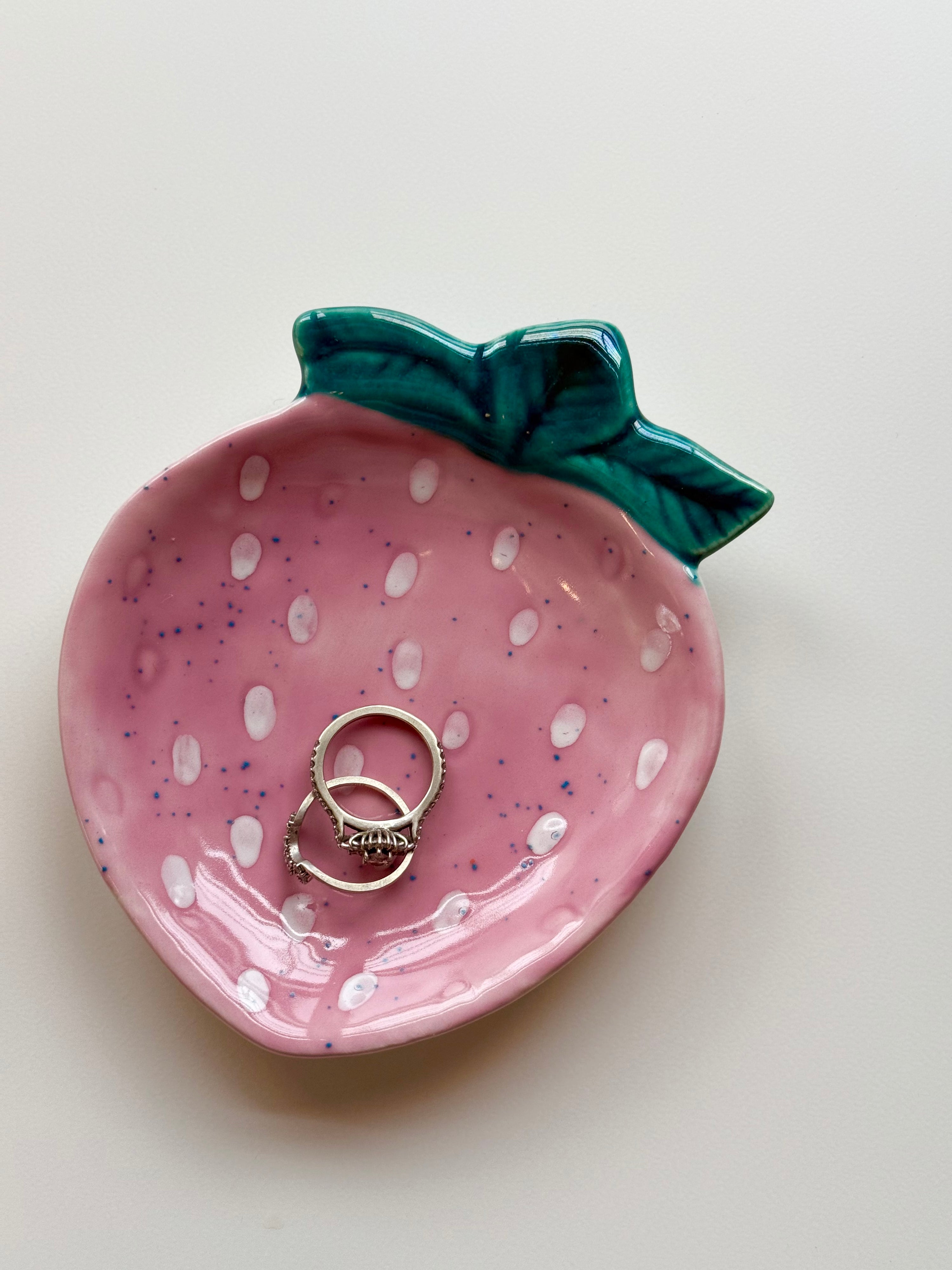 Strawberry Spoon Rest // Jewelry Dish