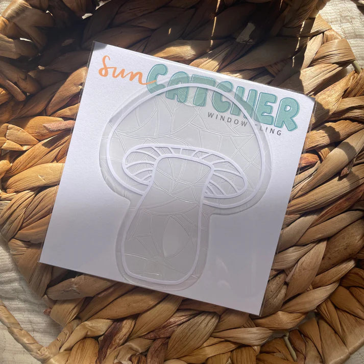 Mushroom Sun Catcher Window Cling