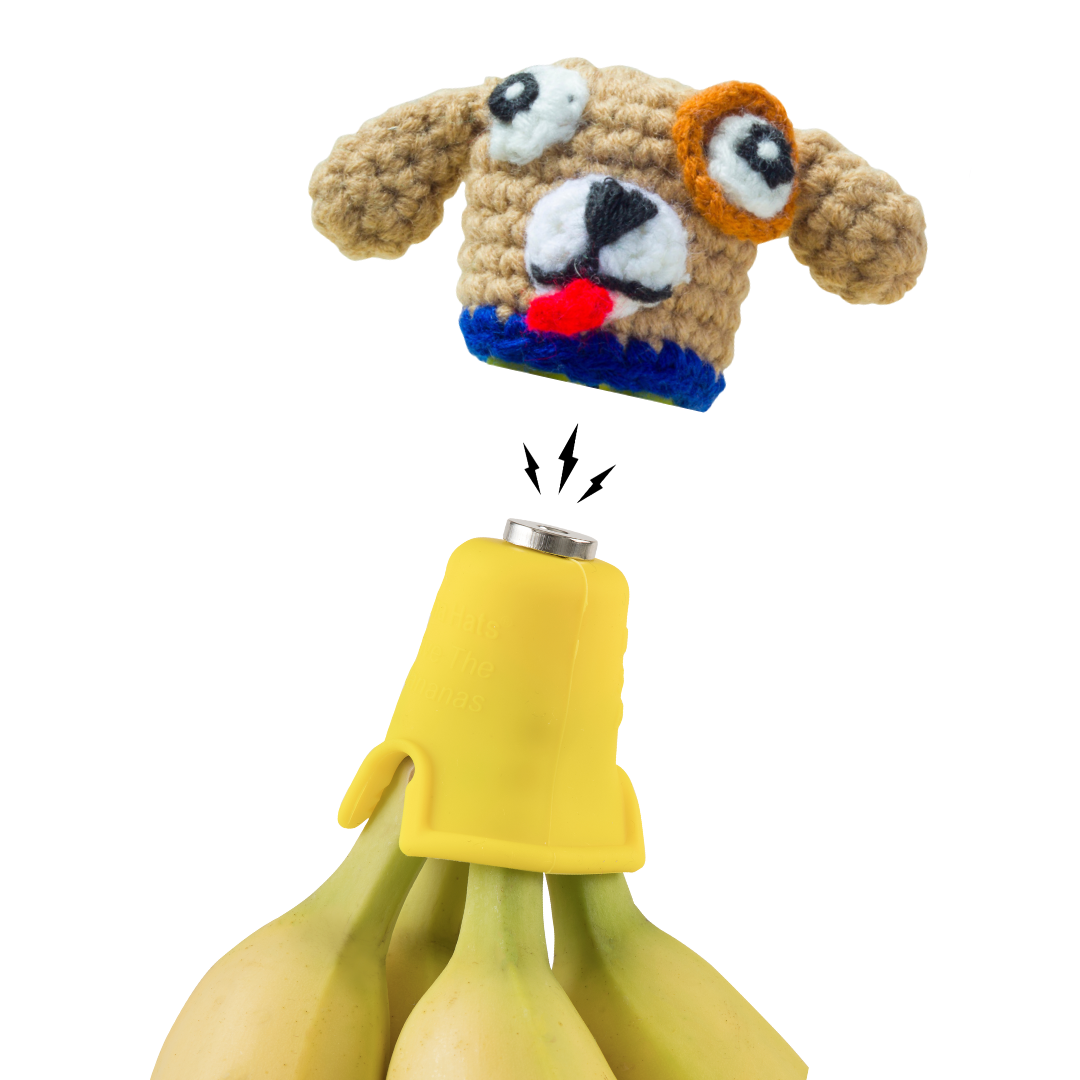 Dog Nana Hat | Includes 2 Stretchy Silicone Caps with Magnets