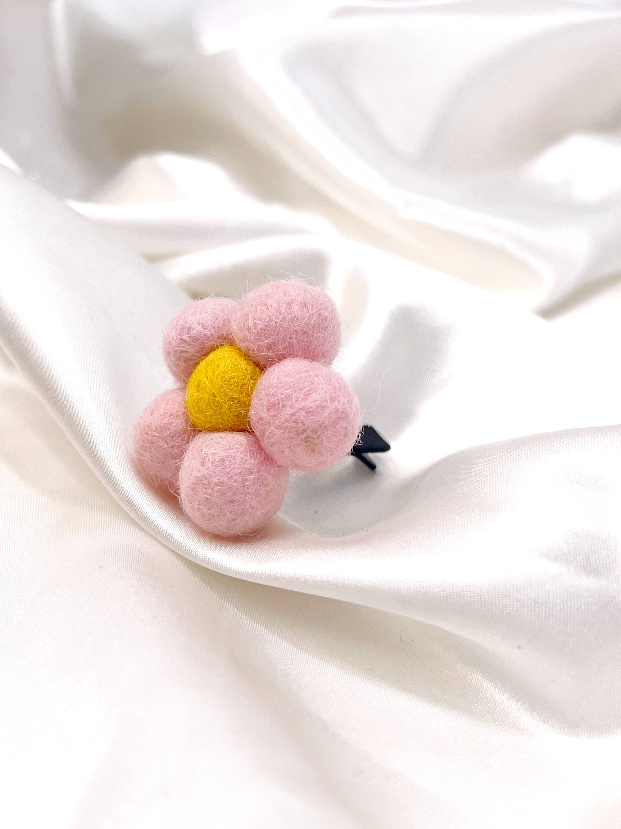 Flower Car Vent Clip - Cute, Felt, Accessories