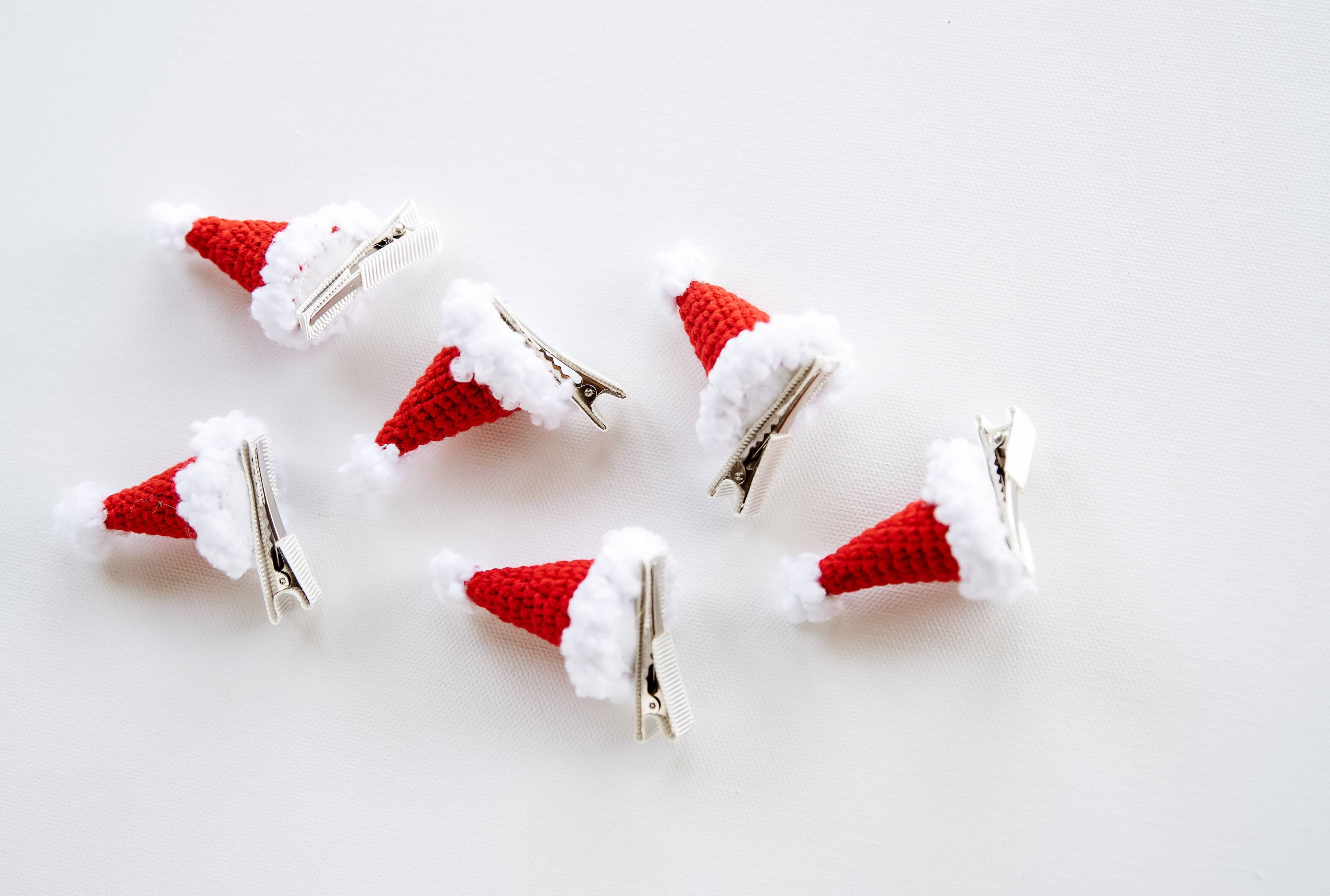Santa Hat Hair Clip