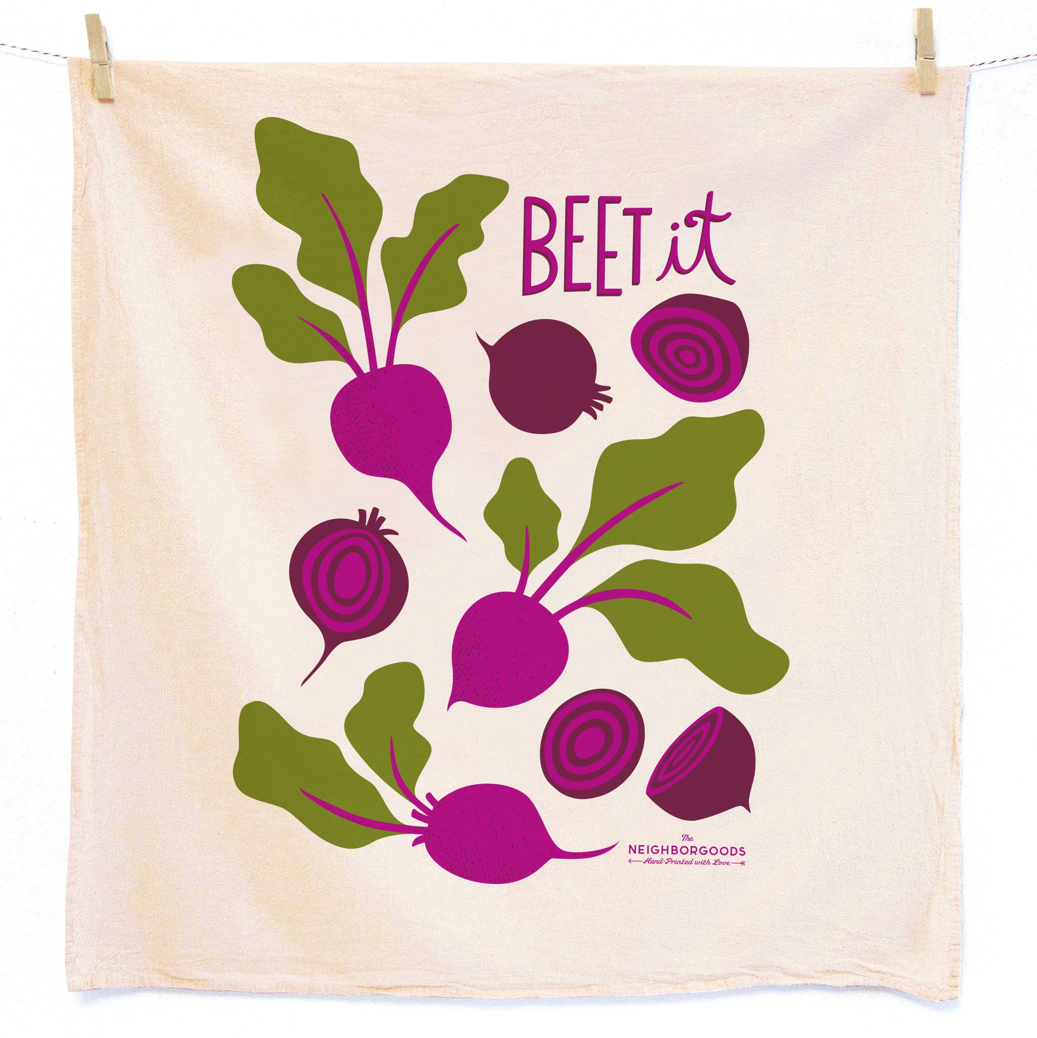 PICKLED PLEASE (Pickle, Beet) - Tea Towel Set of 2