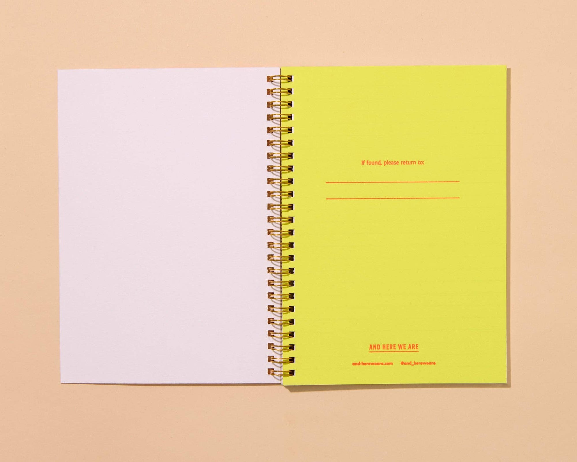 Letterpress A5 Lined Spiral Notebook—Hot Dogs (Summer)