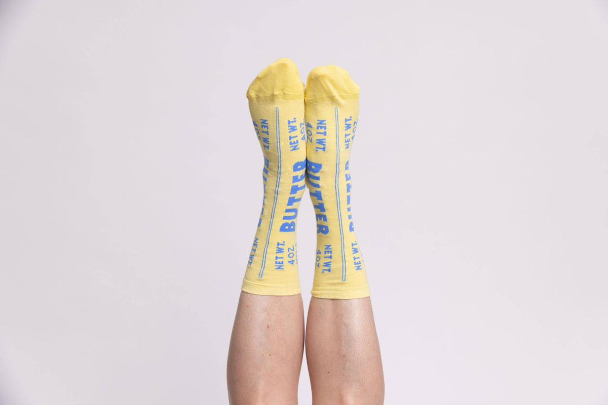 Butter Crew Socks | Foodie + Chef Gift | Small