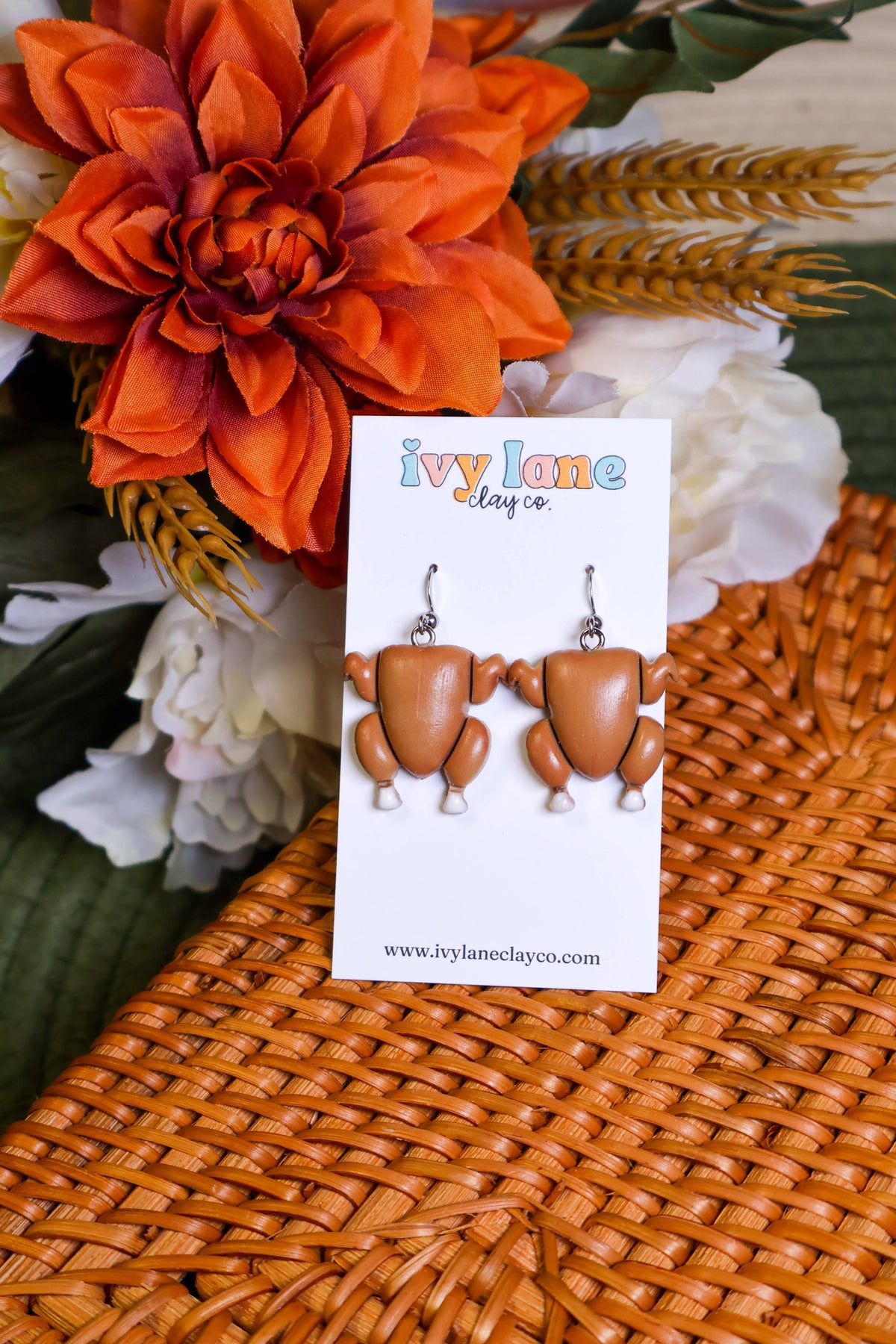 Thanksgiving Turkey Earrings