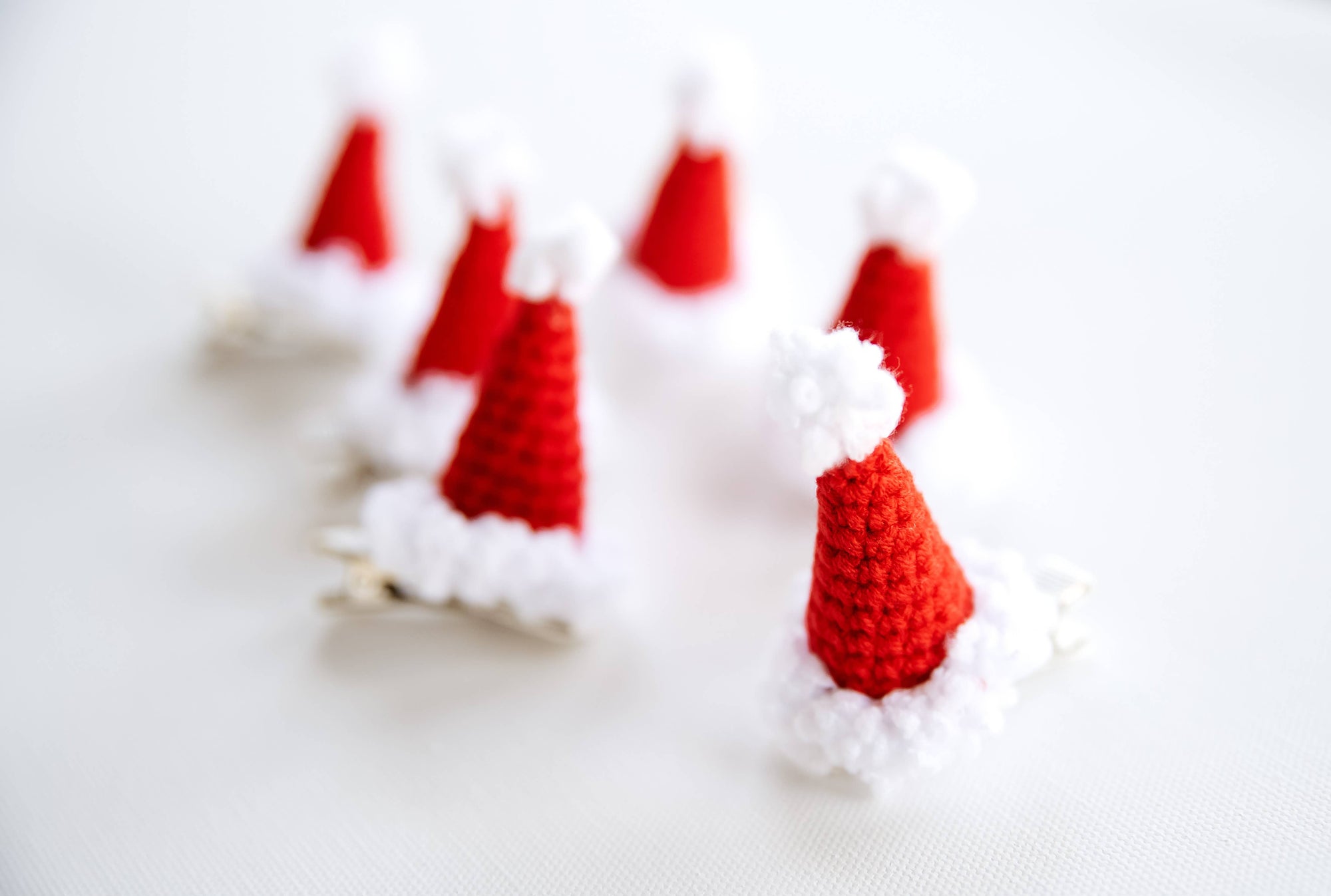 Santa Hat Hair Clip