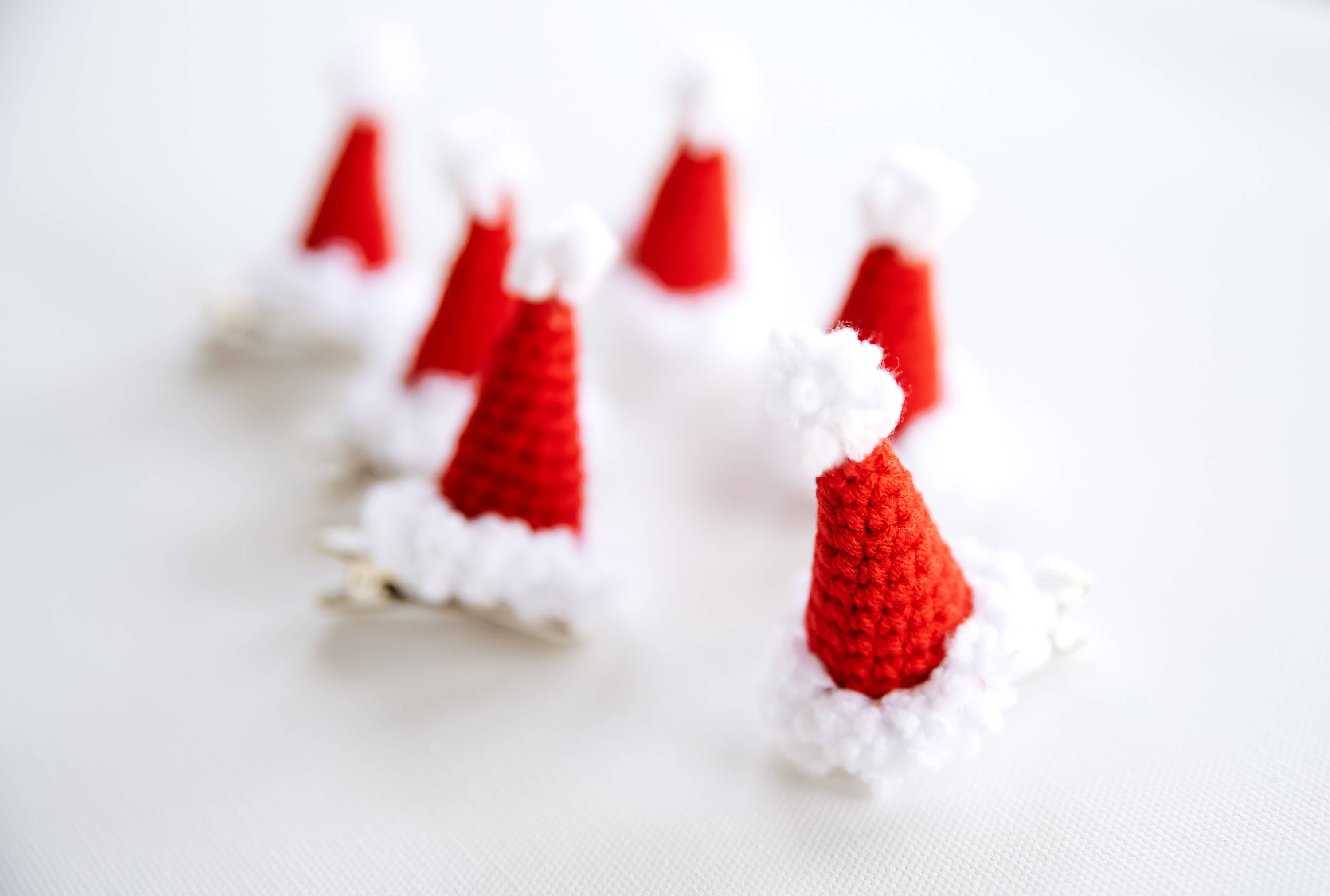 Santa Hat Hair Clip