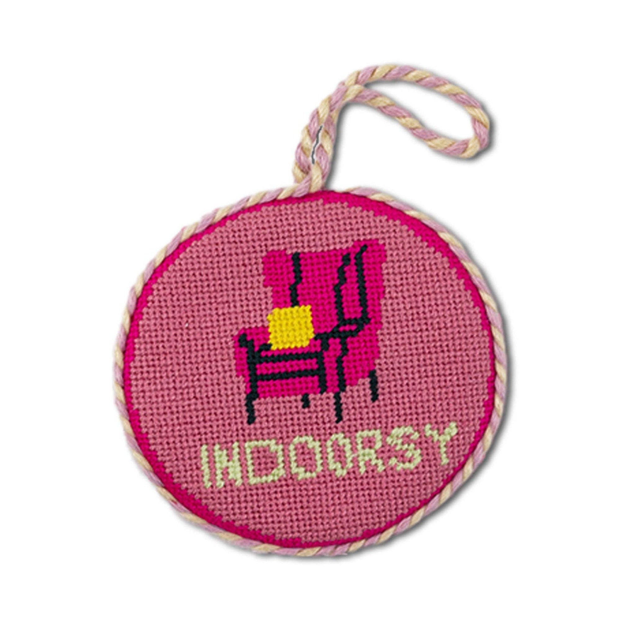 Needlepoint Ornament - Indoorsy