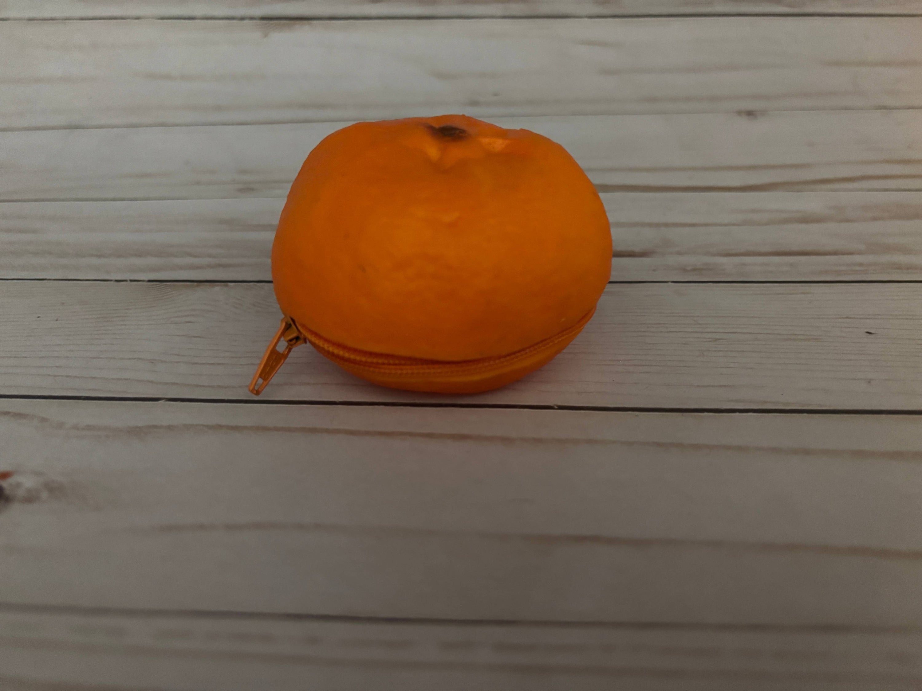 Gag Gift Coin Purse Mandarina Tangerine