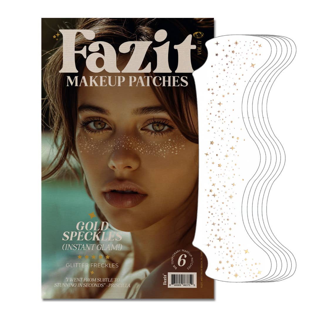 Fazit Makeup Patches Gold Face Glitter Makeup Speckles